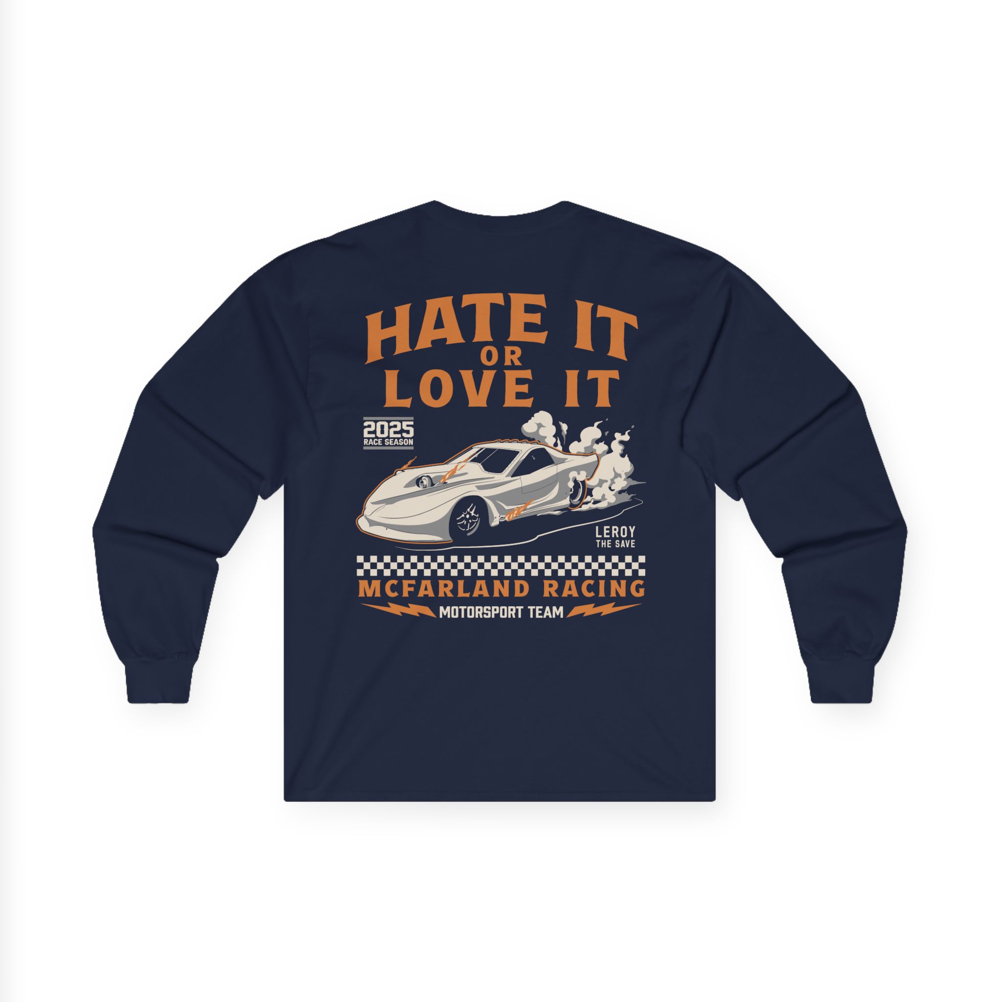 Cleetus Mcfarland Hate It or Love It Leroy Unisex Ultra Cotton Long Sleeve Tee
