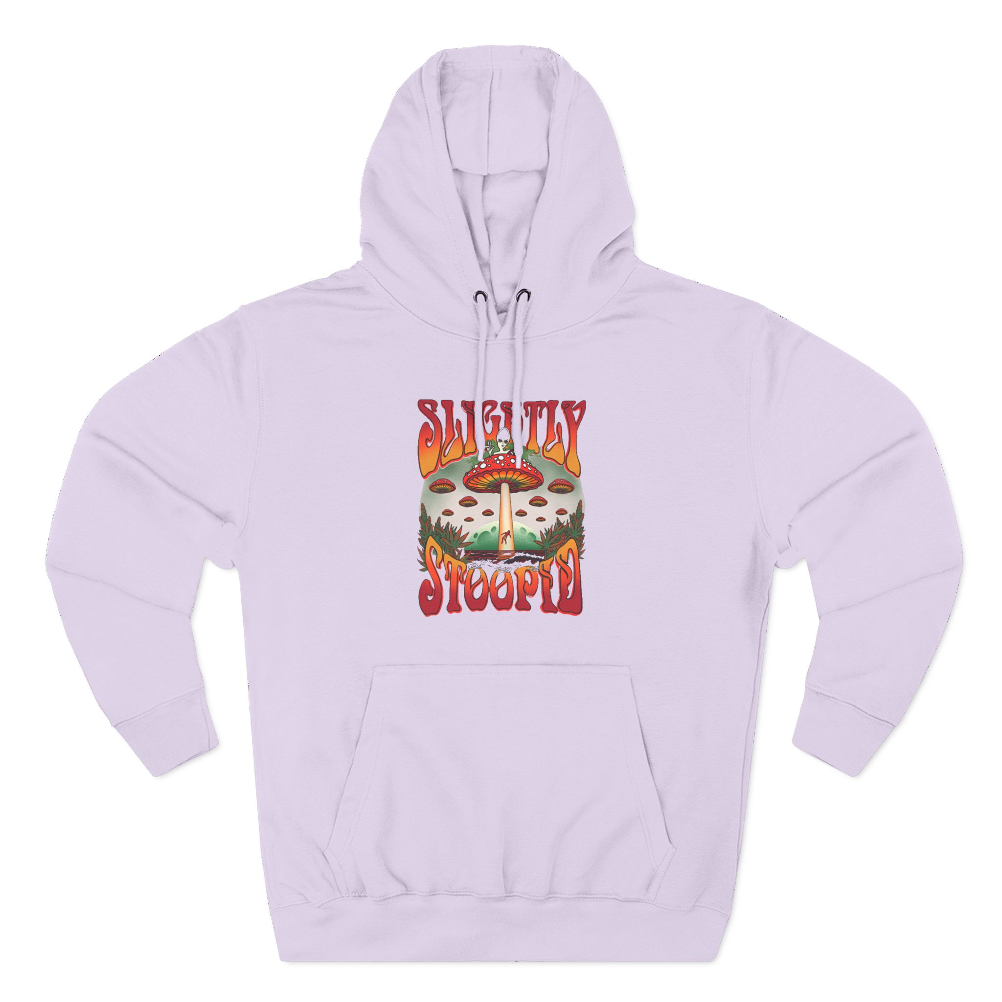 Slightly Stoopid Mushroom Ufo Three-Panel Fleece Hoodie