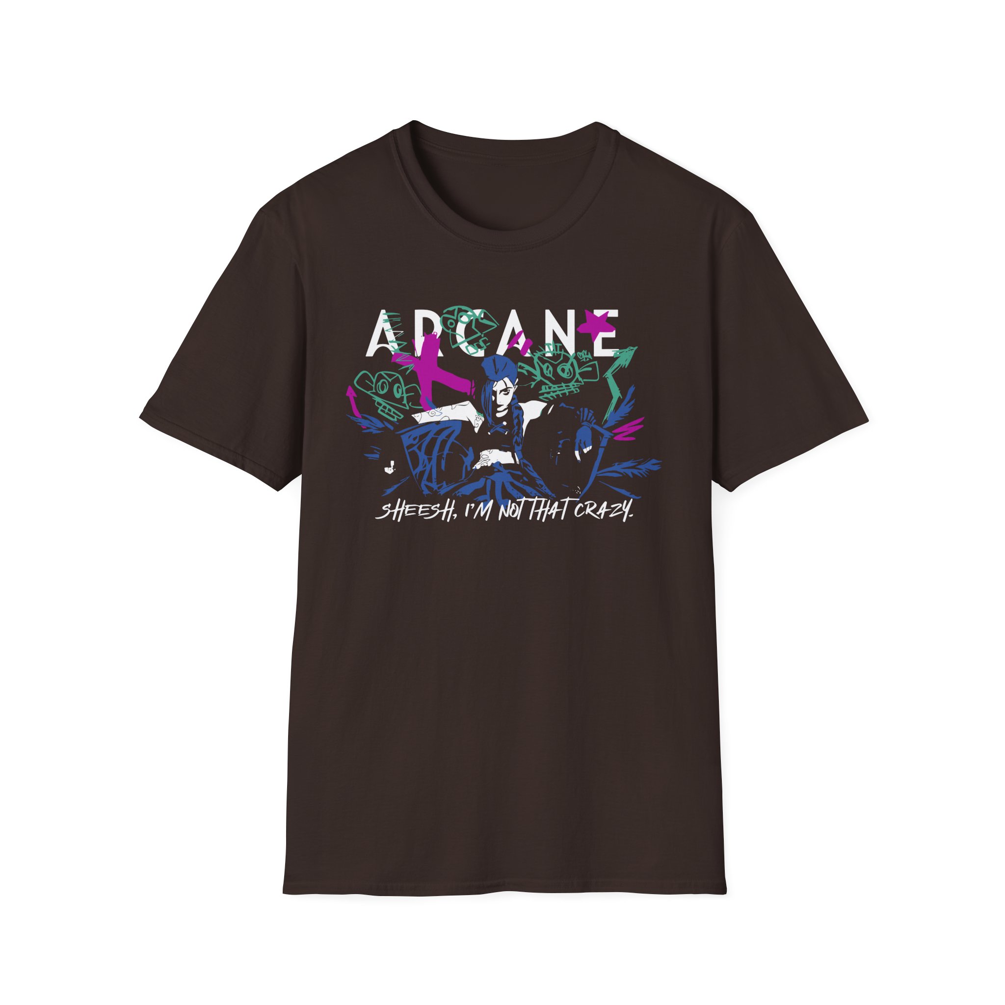 Jinx Arcane Unisex Softstyle T-Shirt