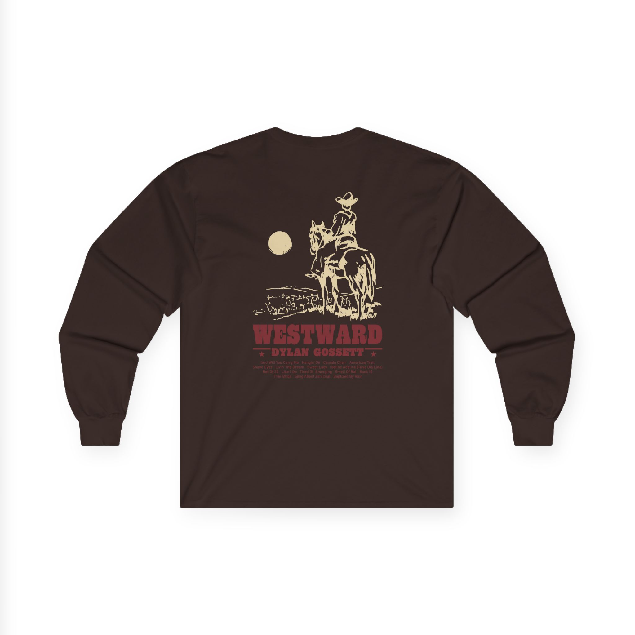 Dylan Gossett Westward Cowboy Unisex Ultra Cotton Long Sleeve Tee