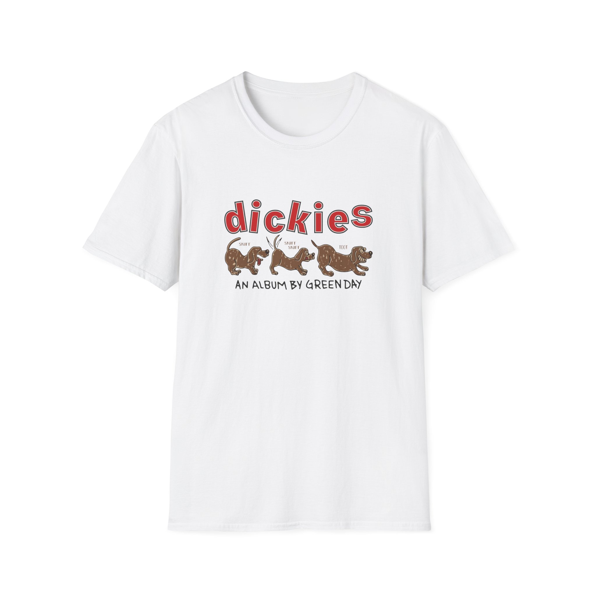 Green Day Dookie Dogs Unisex Softstyle T-Shirt