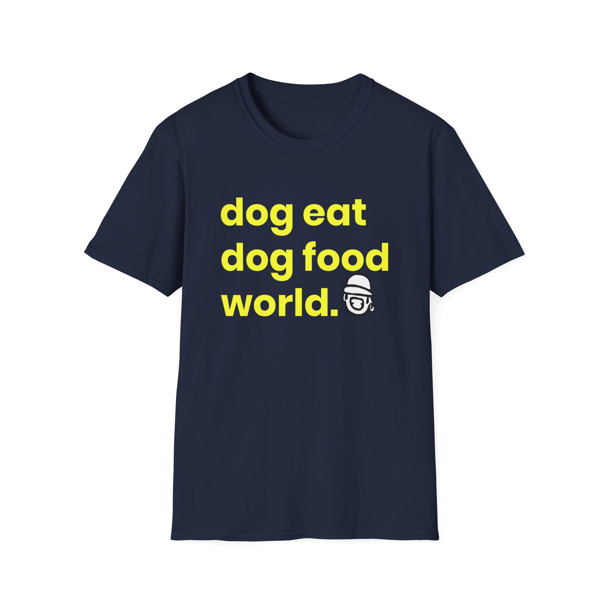 Niko B Dog Eat Dog Food World Unisex Softstyle T-shirt