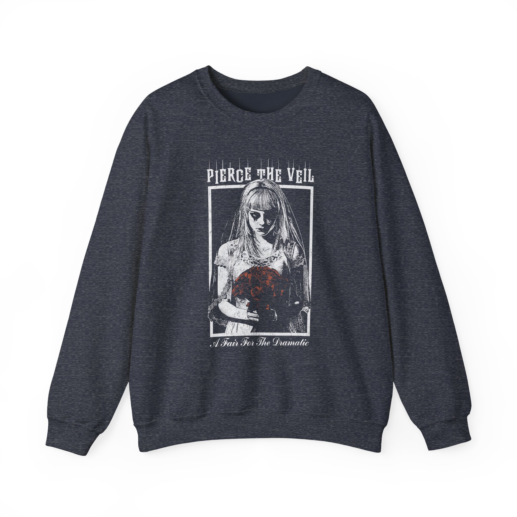 Pierce the Veil a Flair for the Dramatic Bride Unisex Heavy Blendâ„¢ Crewneck Sweatshirt