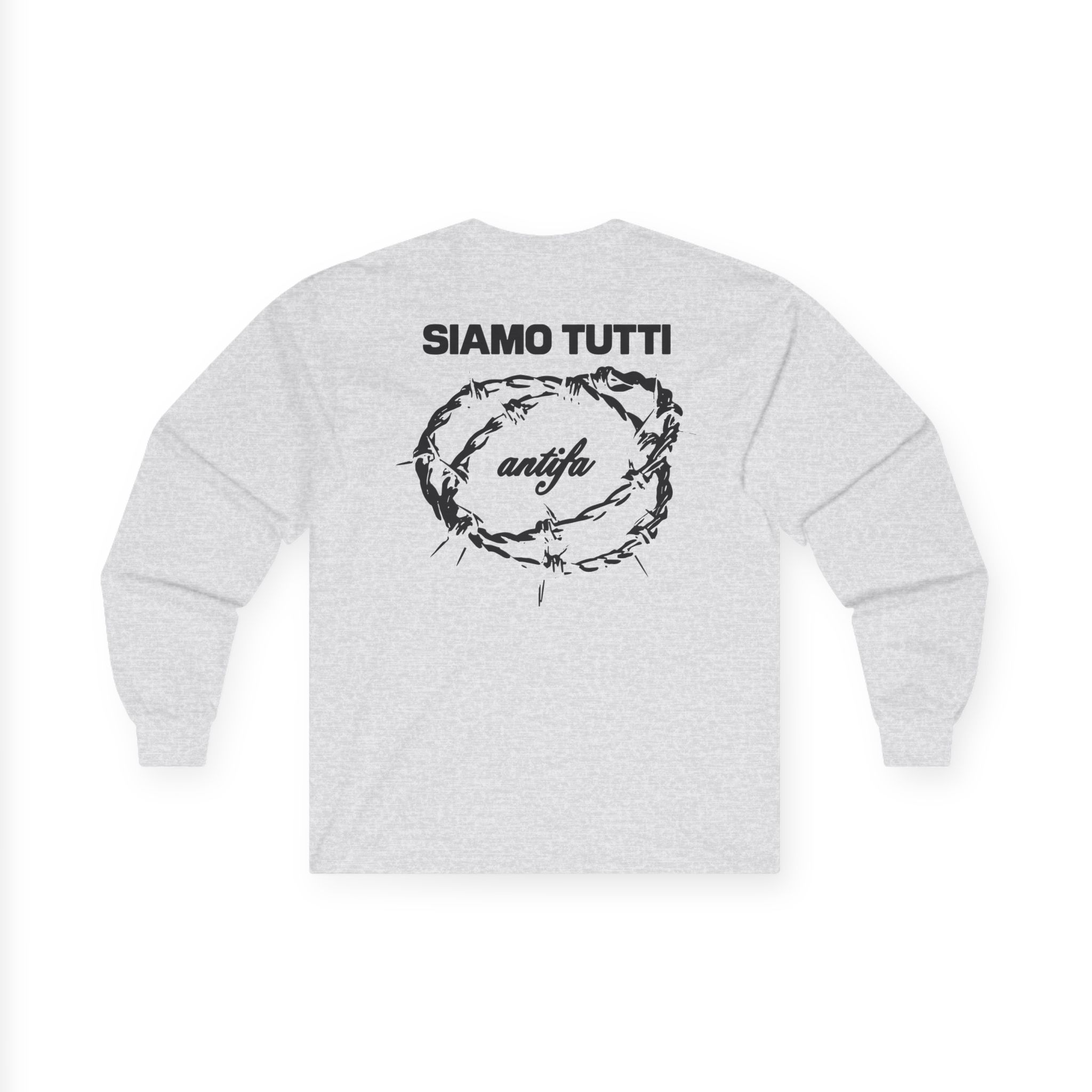 Disarstar Siamo Tutti Antifa Unisex Ultra Cotton Long Sleeve Tee