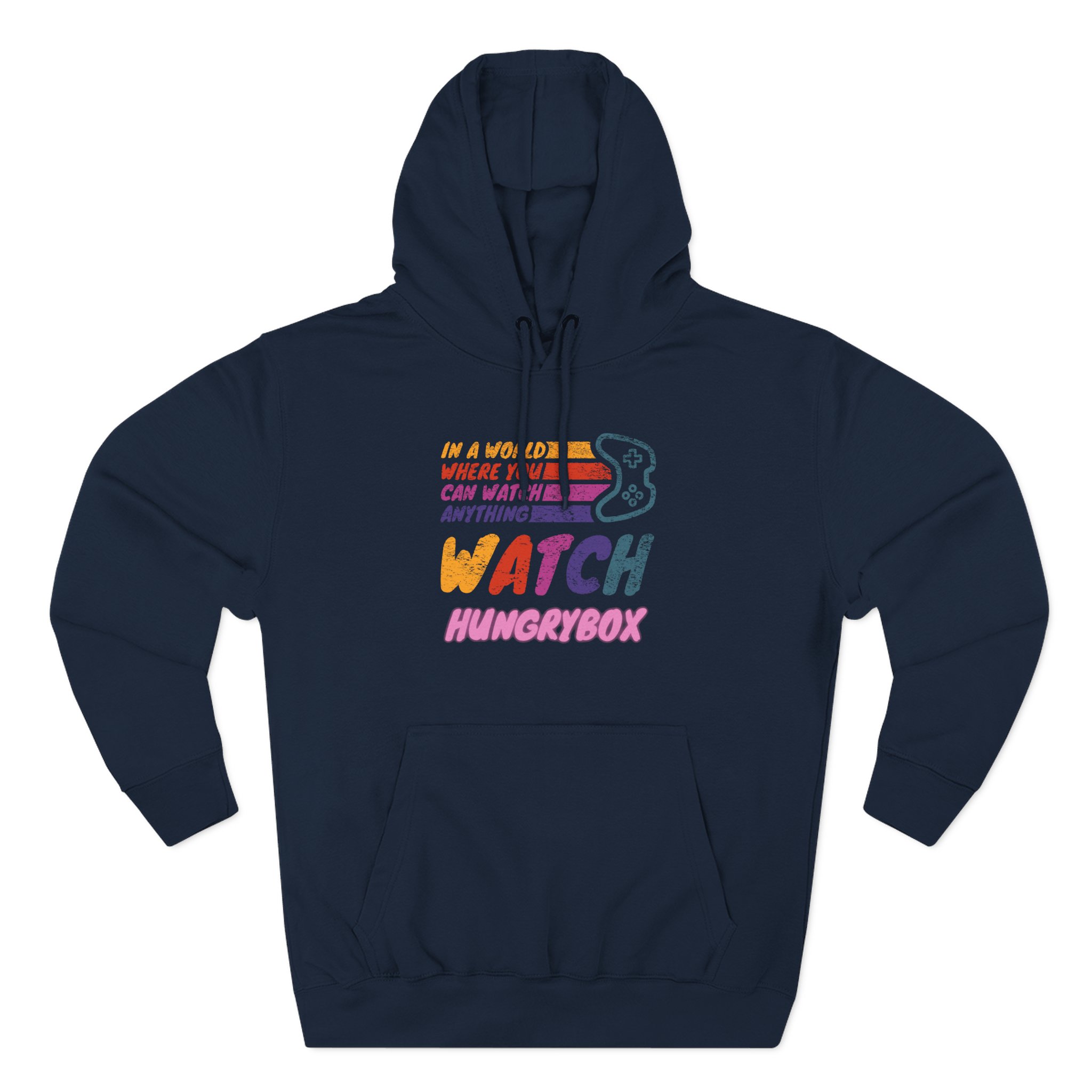 Hungrybox Three-Panel Fleece Hoodie