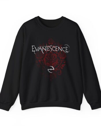 Evanescence Rose Logo Unisex Heavy Blend™ Crewneck Sweatshirt