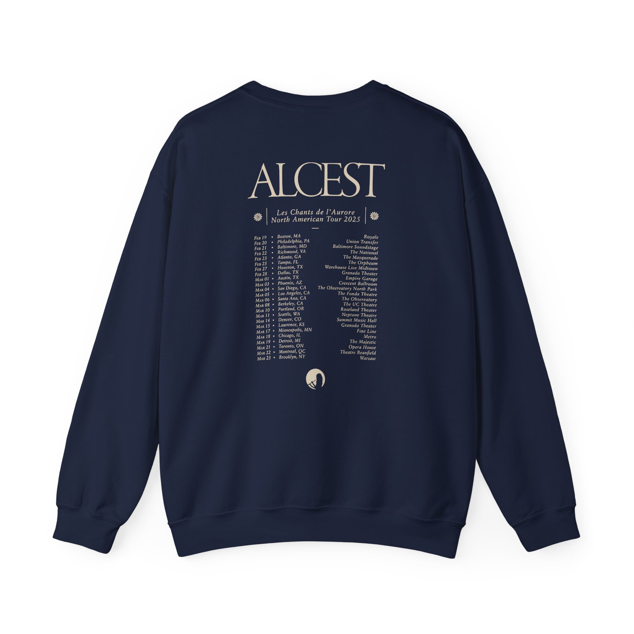 Alcest Les Chants De L'aurore North American Tour 2025 Unisex Heavy Blendâ„¢ Crewneck Sweatshirt
