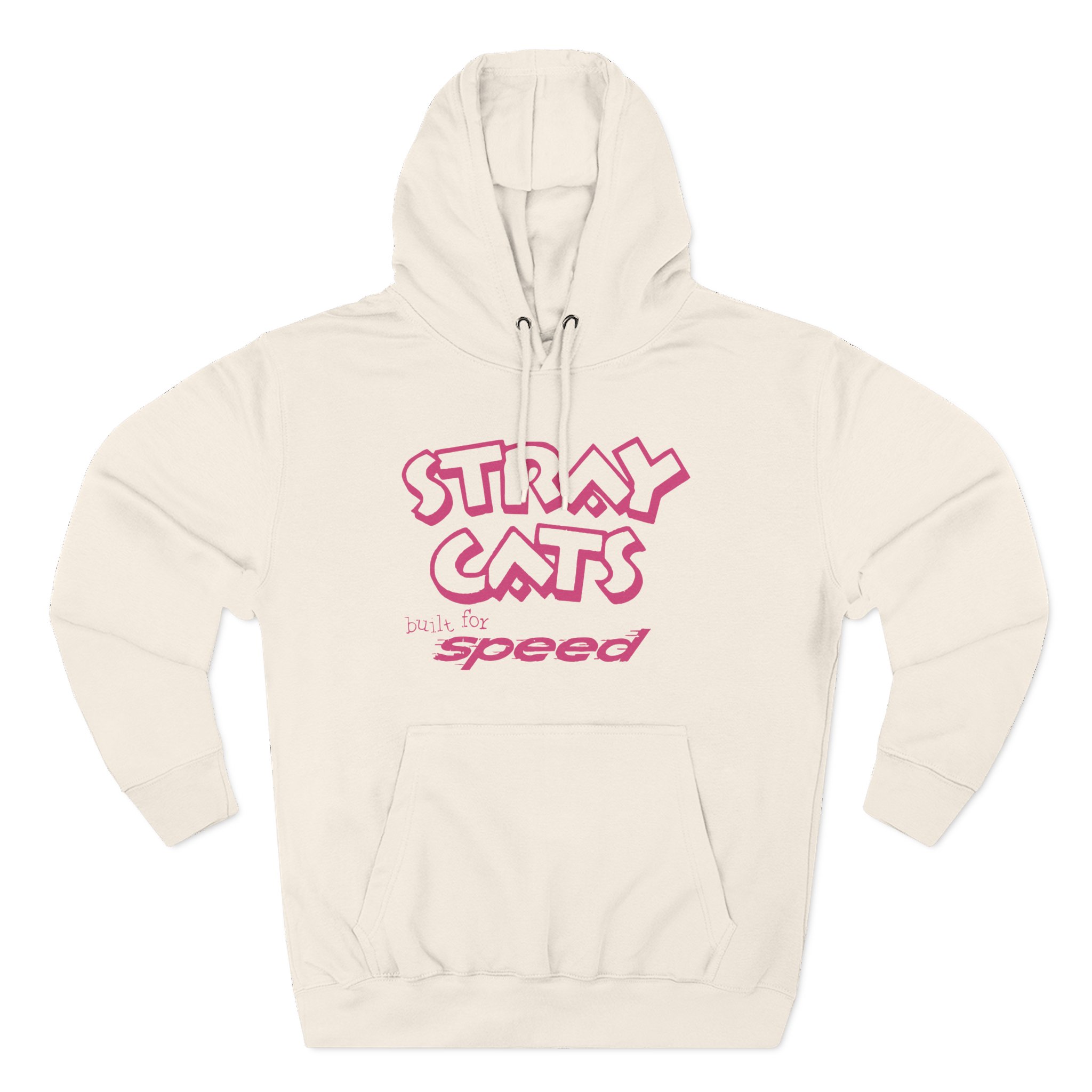 Stray Cats Built for Speed Three-Panel Fleece Hoodie