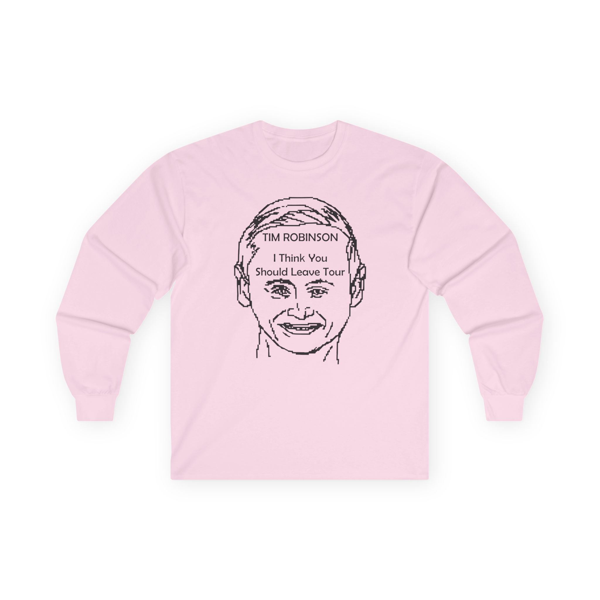 I Think You Should Leave Pixel Unisex Ultra Cotton Long Sleeve Tee