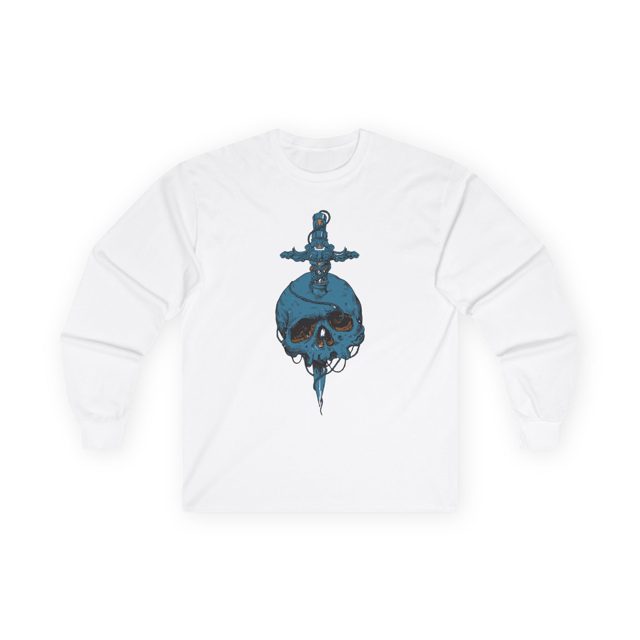 High on Fire Skull Knife Unisex Ultra Cotton Long Sleeve Tee