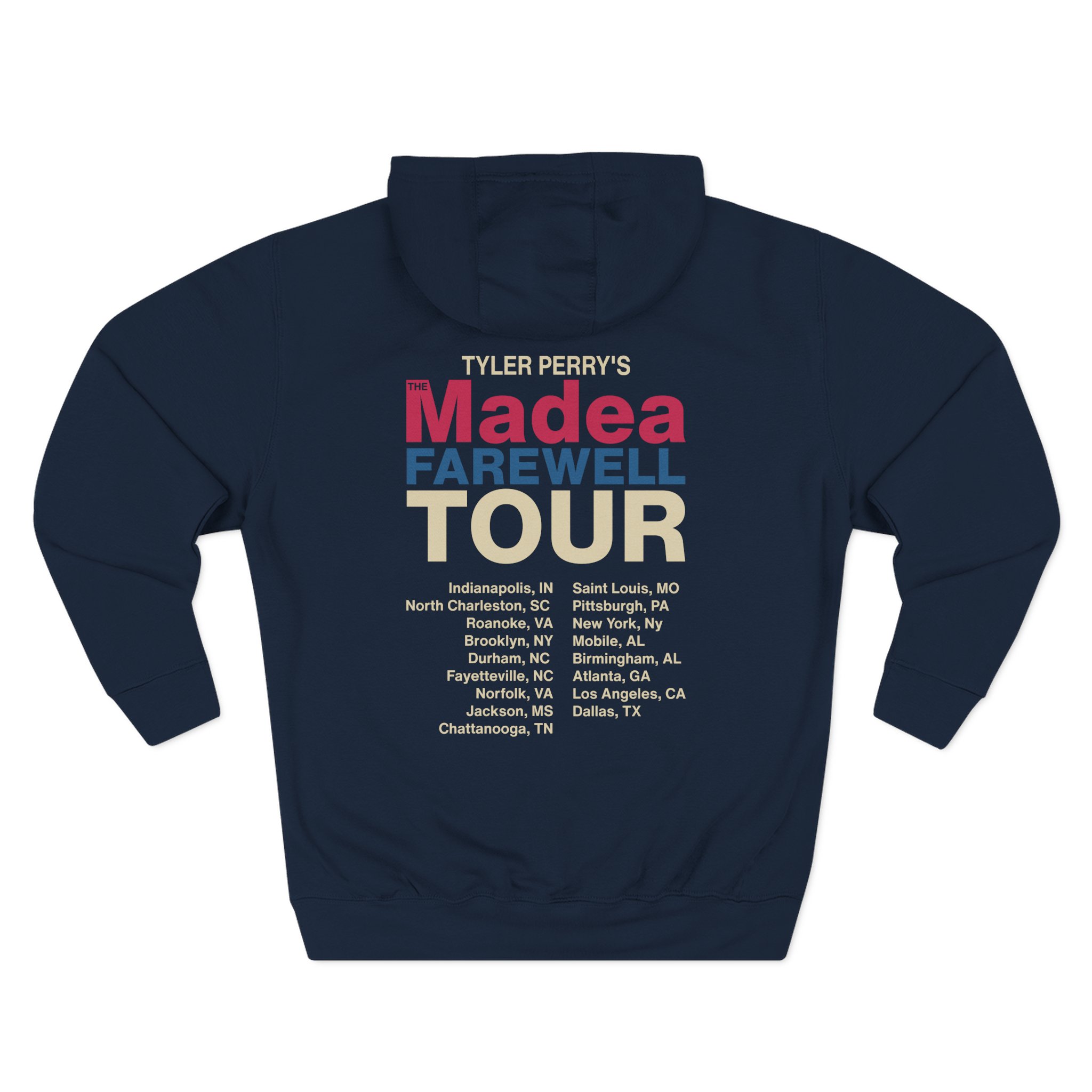 Tyler Perry Madea’s Farewell Play Tour Three-Panel Fleece Hoodie