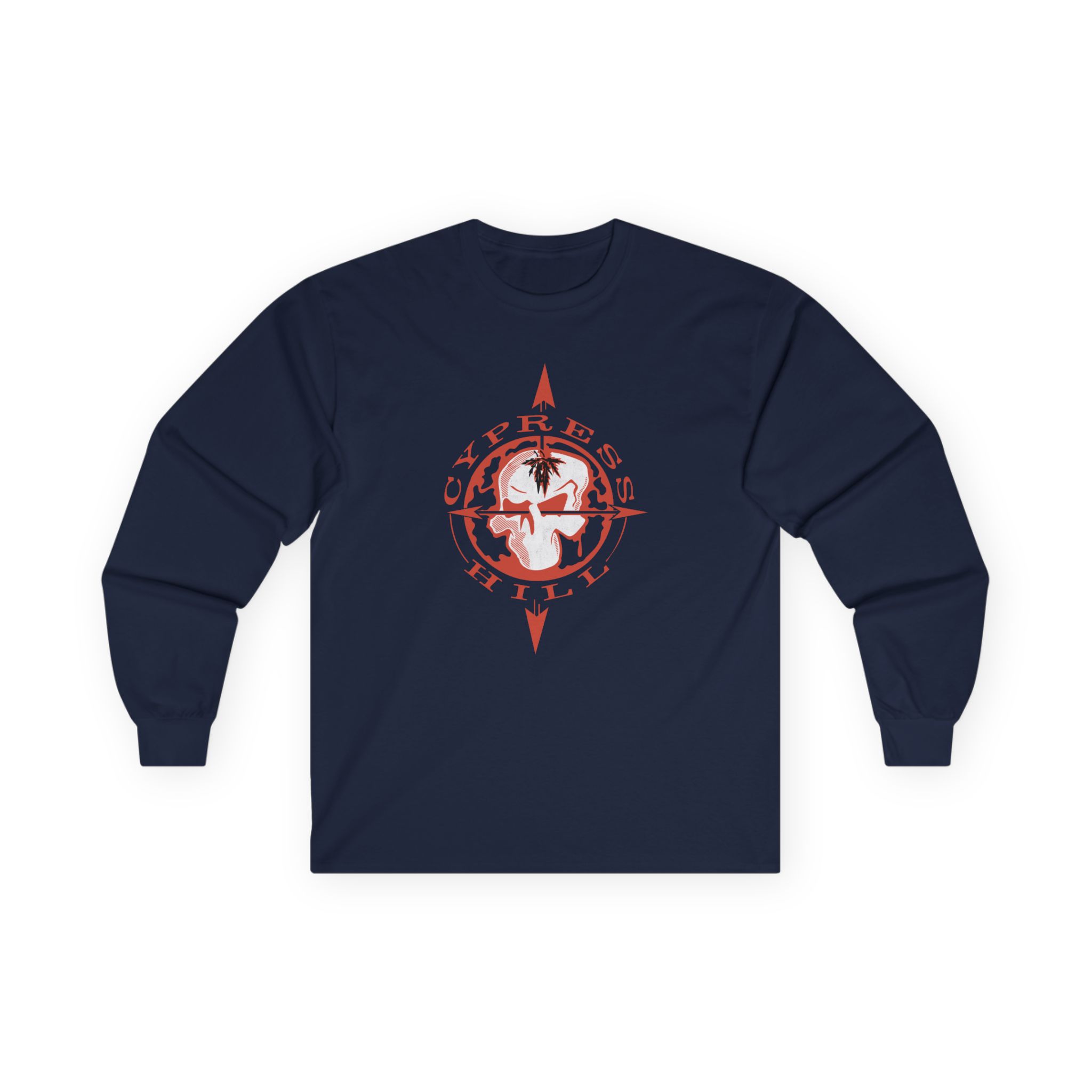 Cypress Hill Skull N Compass Unisex Ultra Cotton Long Sleeve Tee