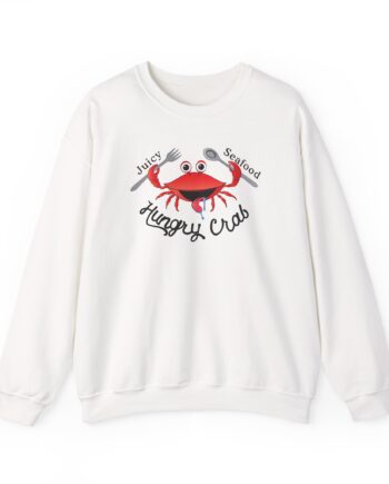 Hungry Box Hungry Crab Juicy Seafood Unisex Heavy Blend™ Crewneck Sweatshirt