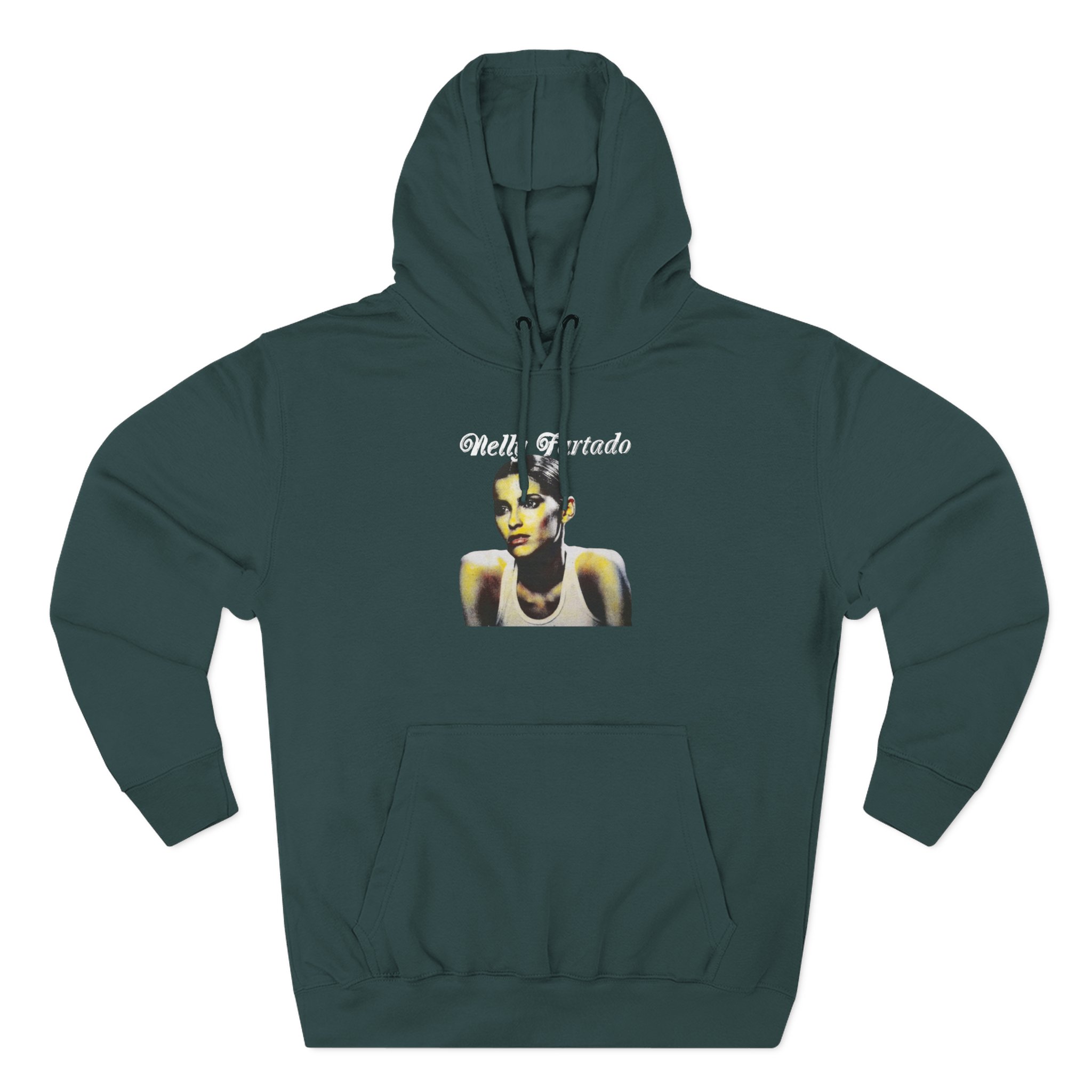 Nelly Furtado Three-Panel Fleece Hoodie