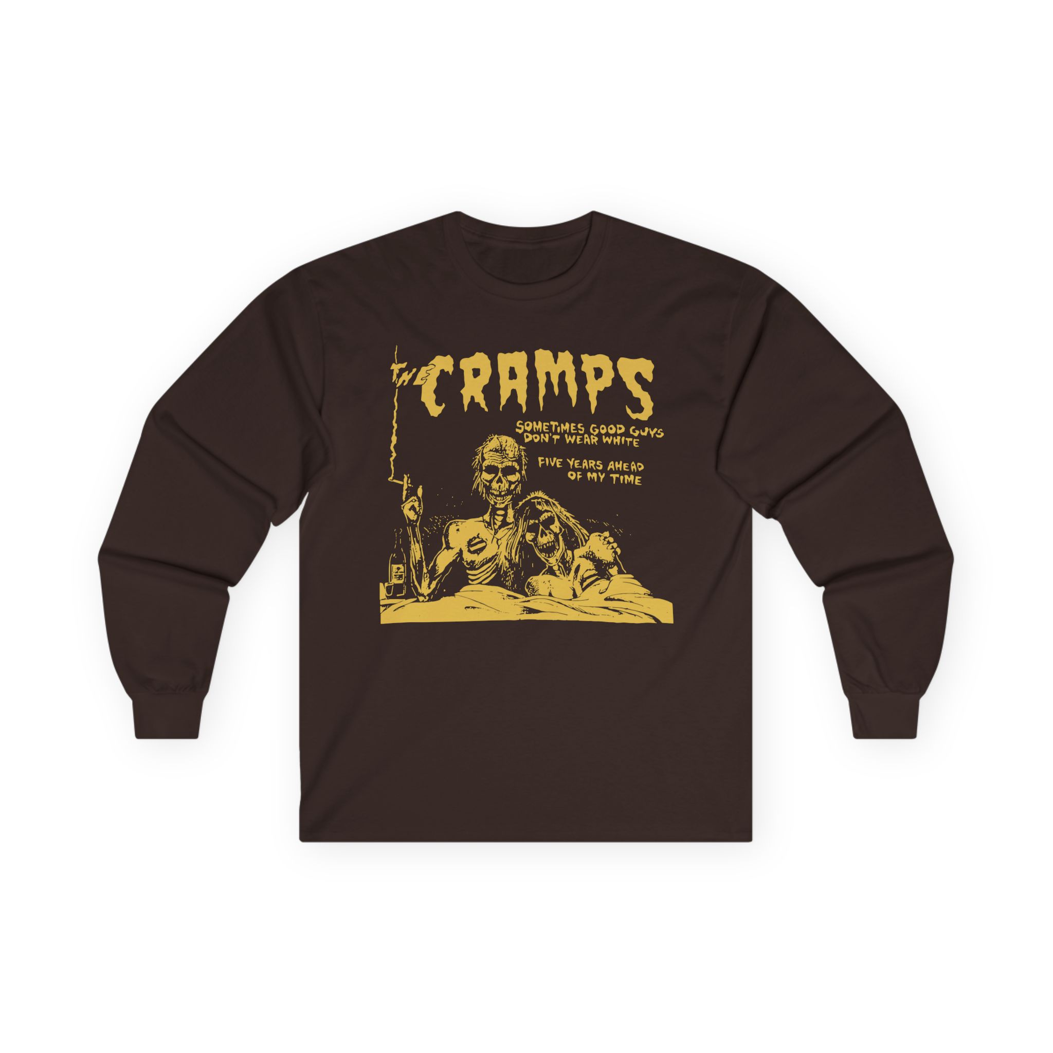 The Cramps Sometimes Good Guys Don’t Wear White Unisex Ultra Cotton Long Sleeve Tee