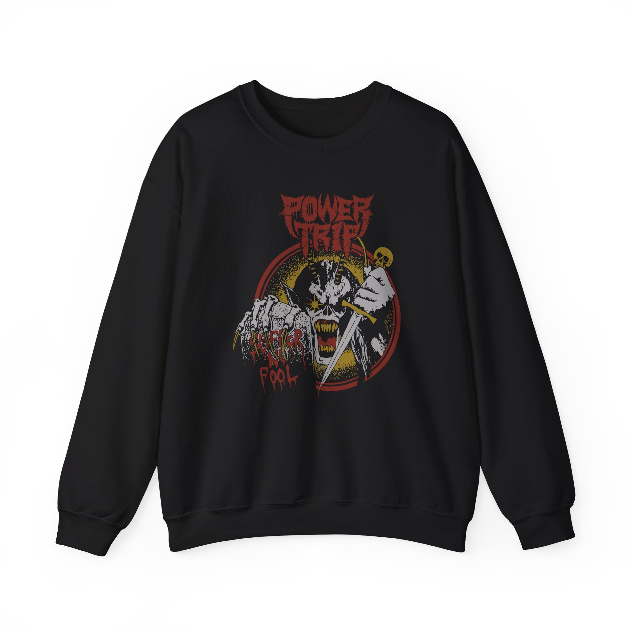 Power Trip Suffer Unisex Heavy Blendâ„¢ Crewneck Sweatshirt