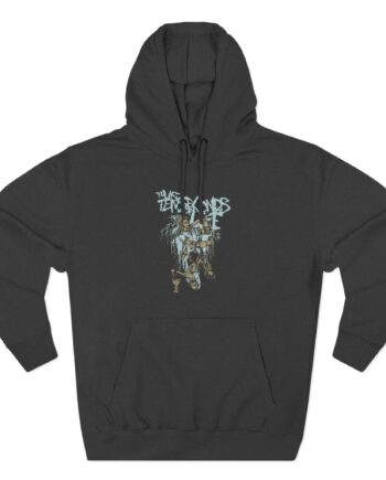The Last Ten Seconds of Life Three-Panel Fleece Hoodie