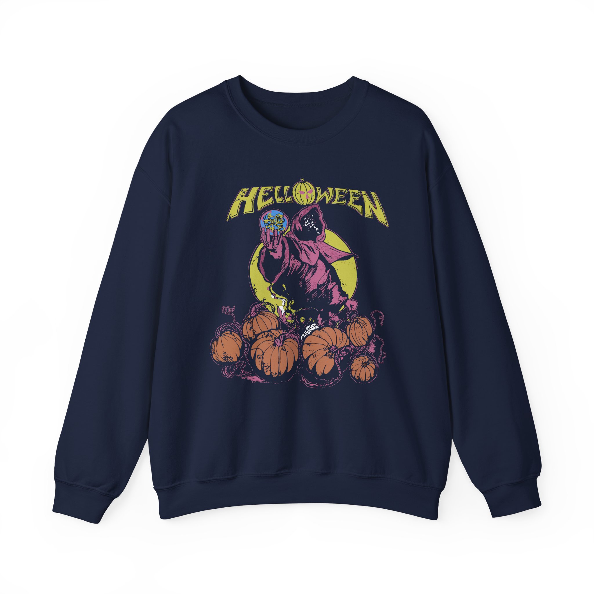 Helloween Pumpkin Garden Unisex Heavy Blendâ„¢ Crewneck Sweatshirt