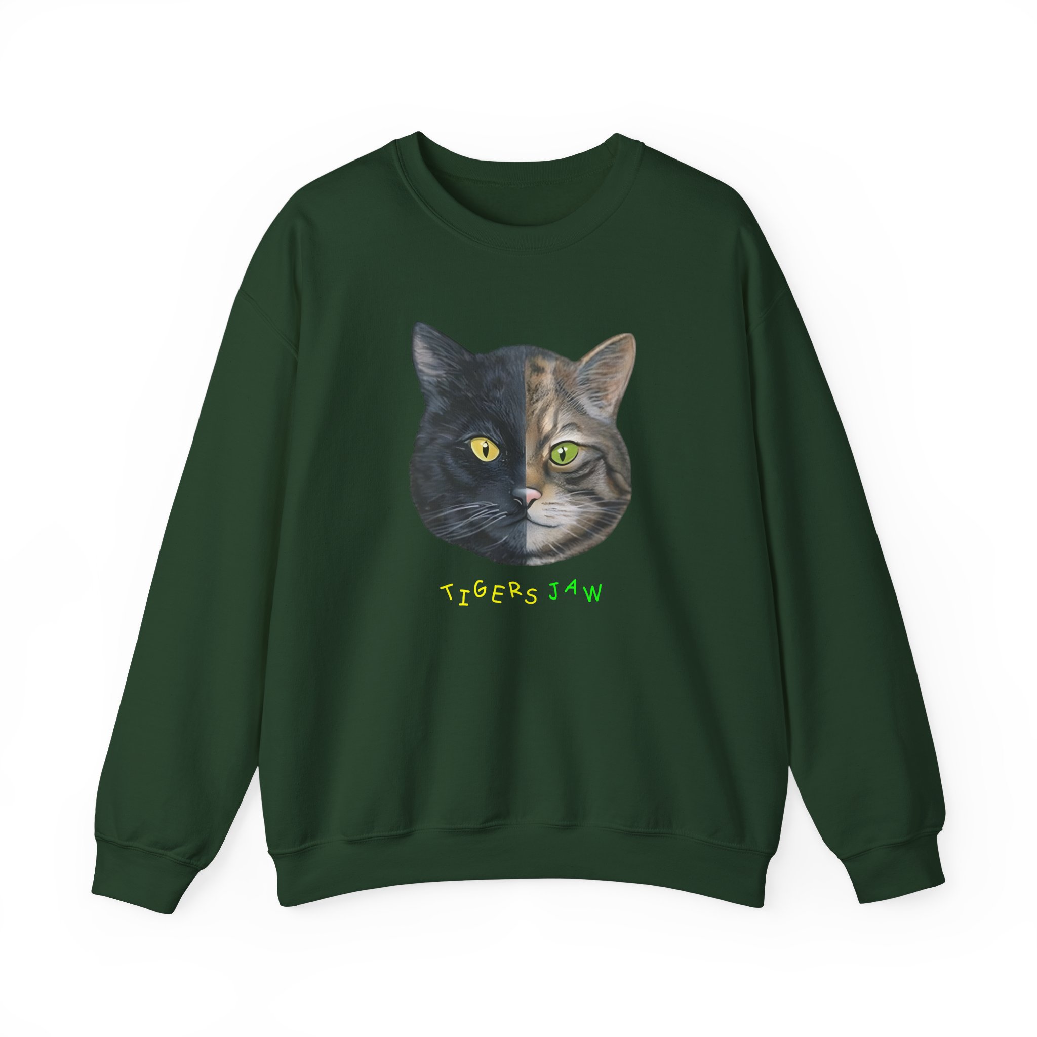 Tigers Jaw Cat Unisex Heavy Blendâ„¢ Crewneck Sweatshirt