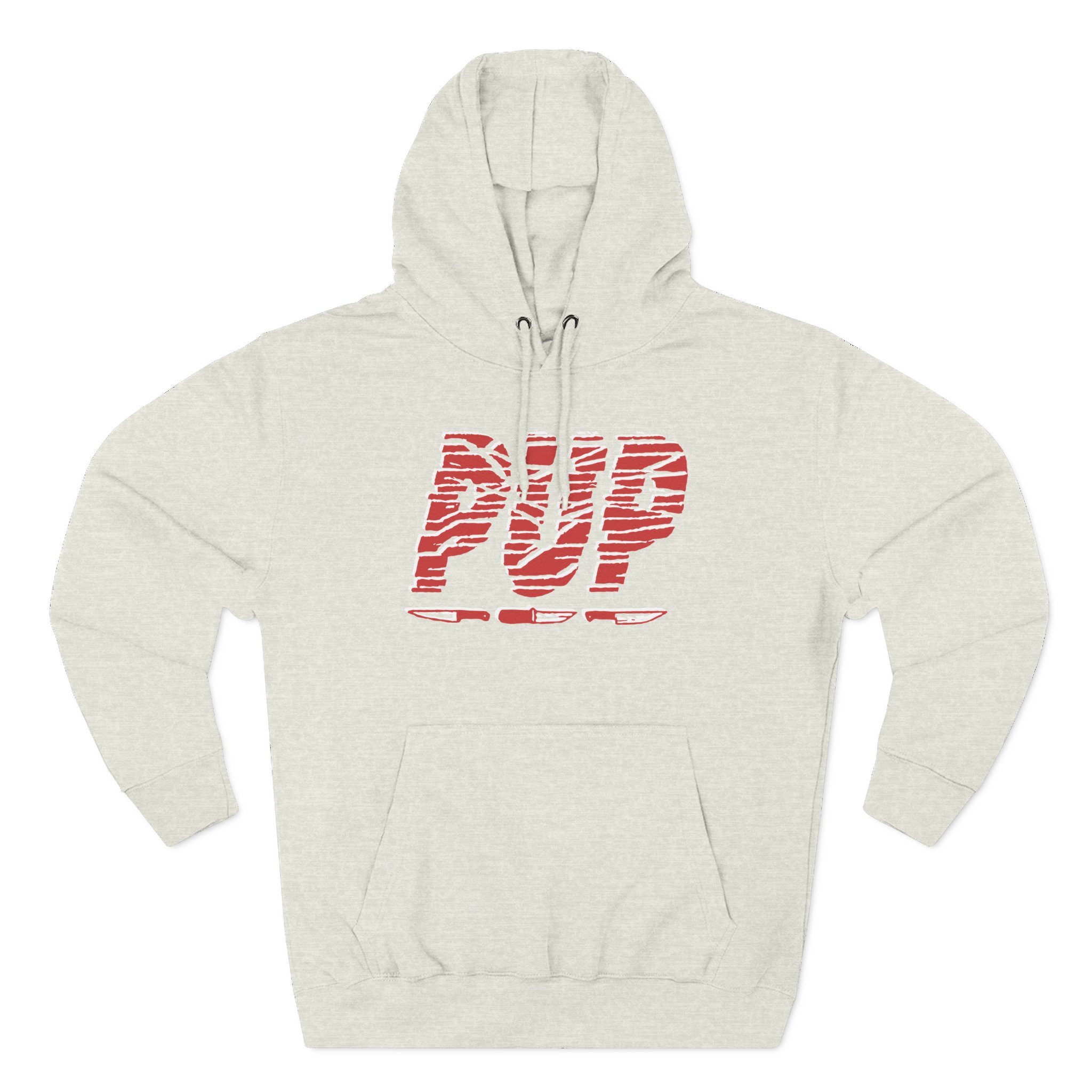 Pup Logo Three-Panel Fleece Hoodie