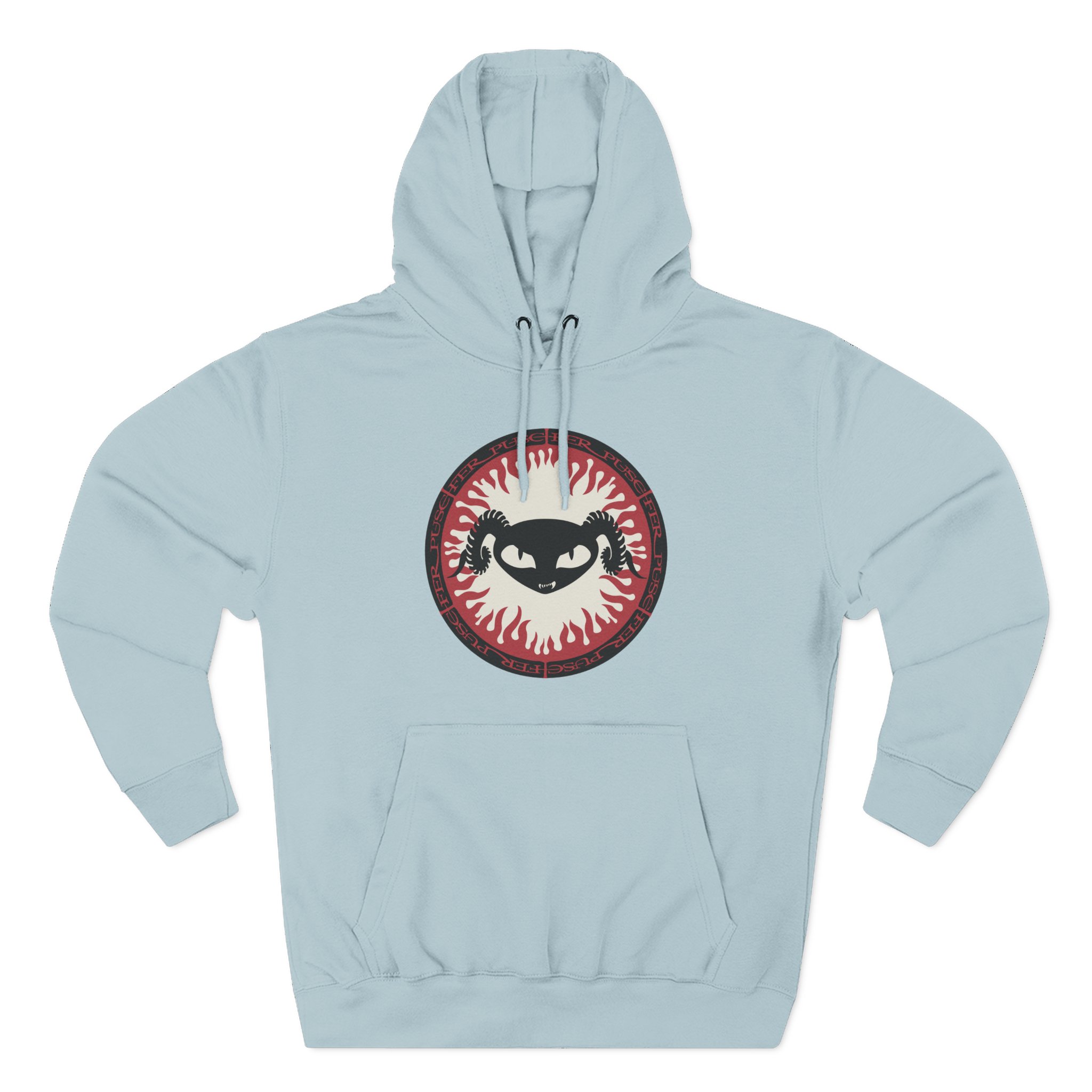 Puscifer Flame Logo Three-Panel Fleece Hoodie