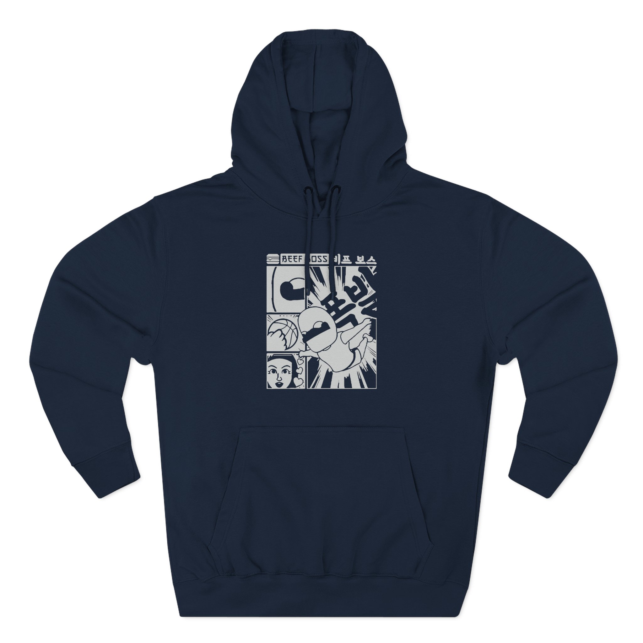 Poofesure Three-Panel Fleece Hoodie