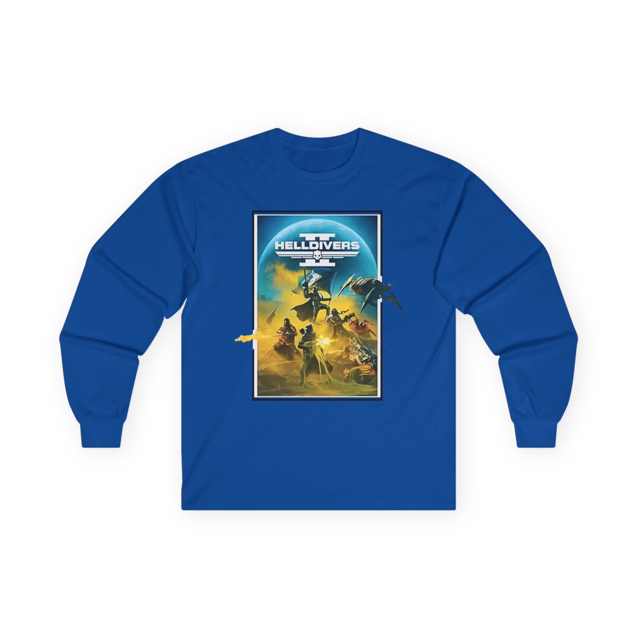 Helldivers Key Art Unisex Ultra Cotton Long Sleeve Tee