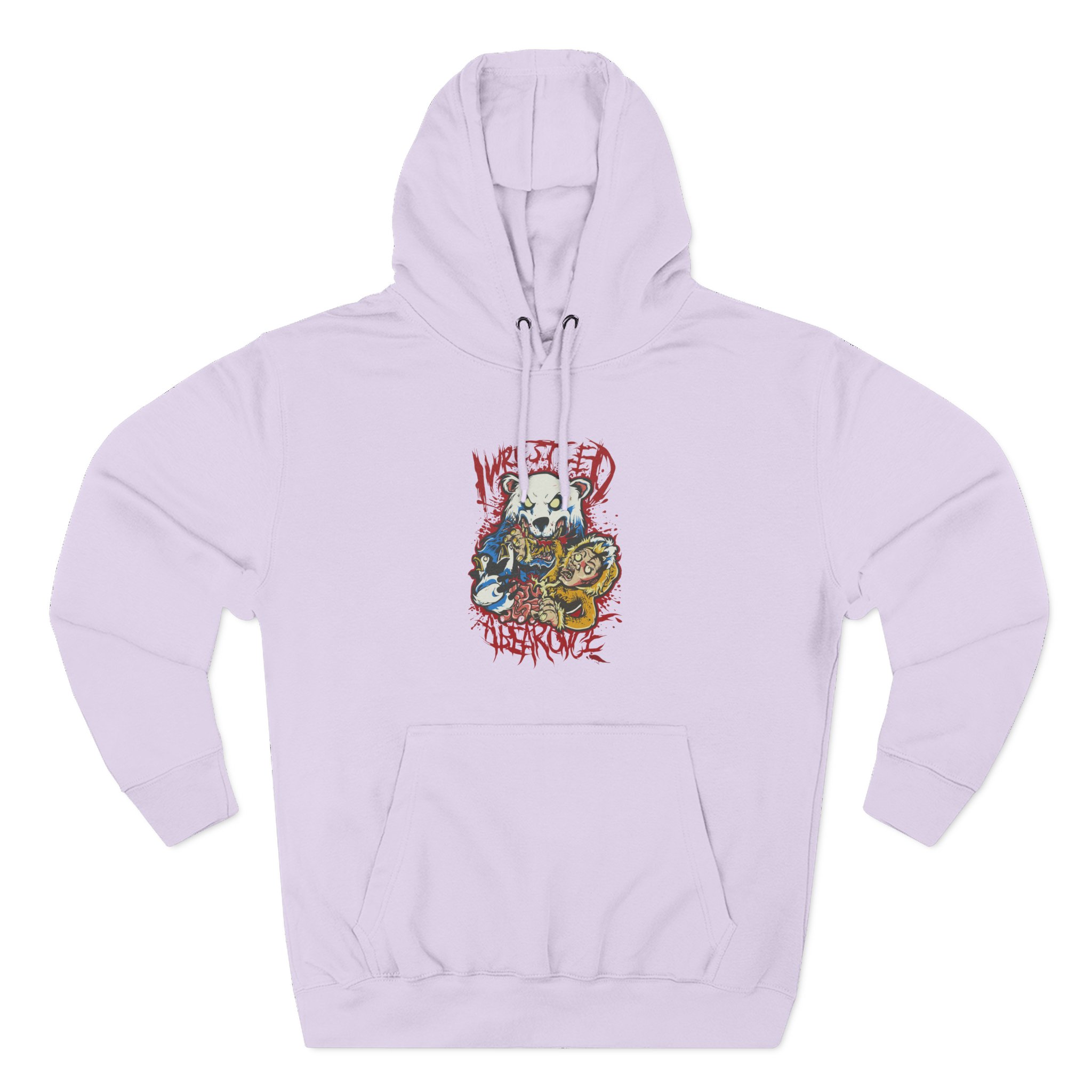 Iwrestledabearonce Three-Panel Fleece Hoodie