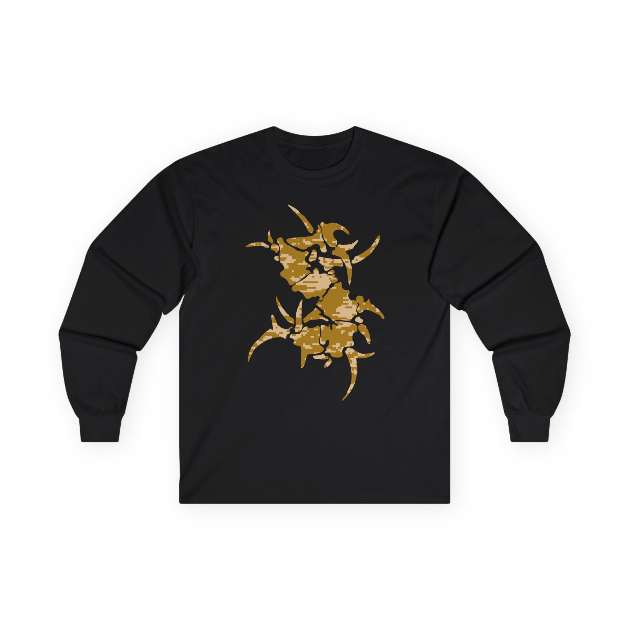 Sepultura Desert Camo S Logo Unisex Ultra Cotton Long Sleeve Tee