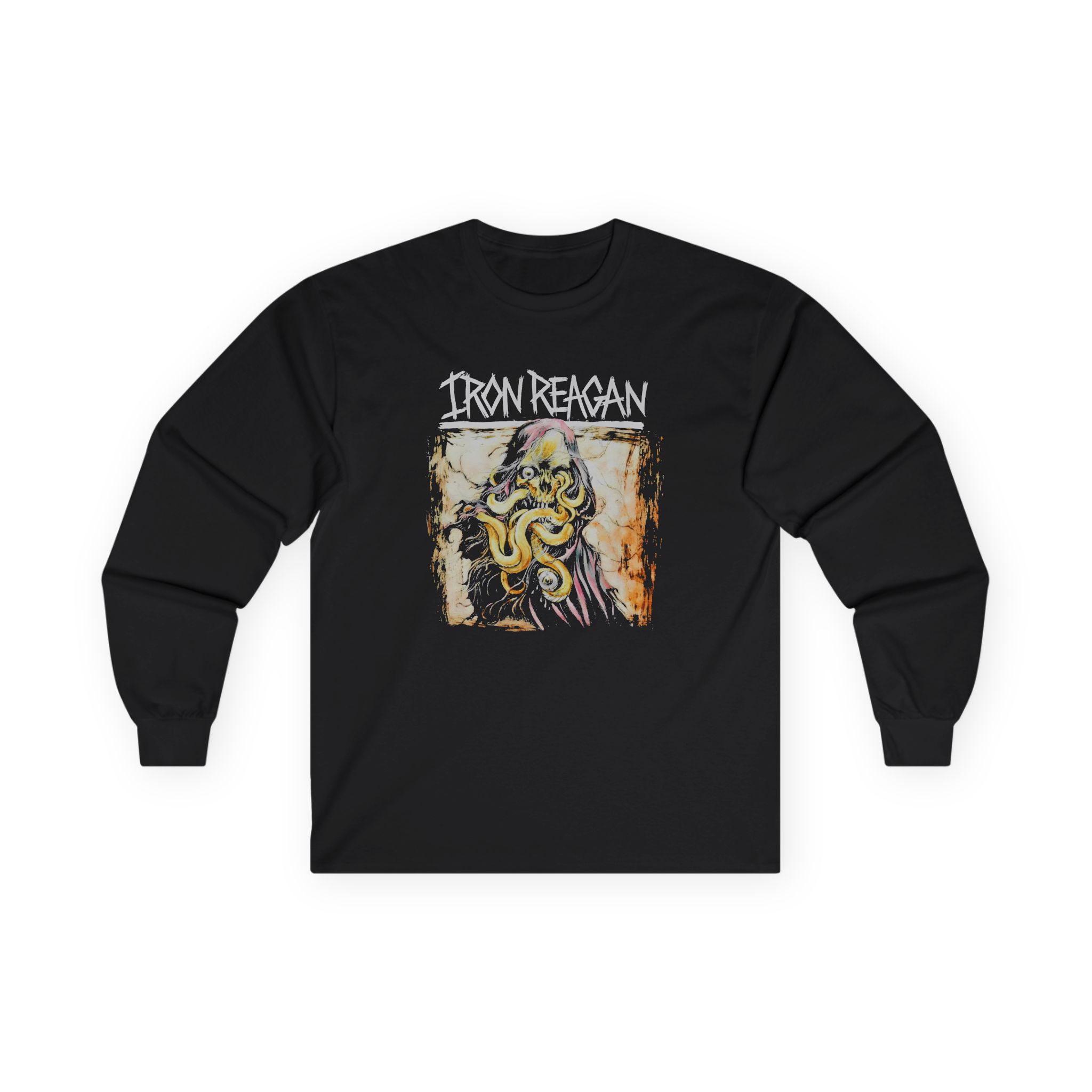 Iron Reagan Tentacle Skull Unisex Ultra Cotton Long Sleeve Tee