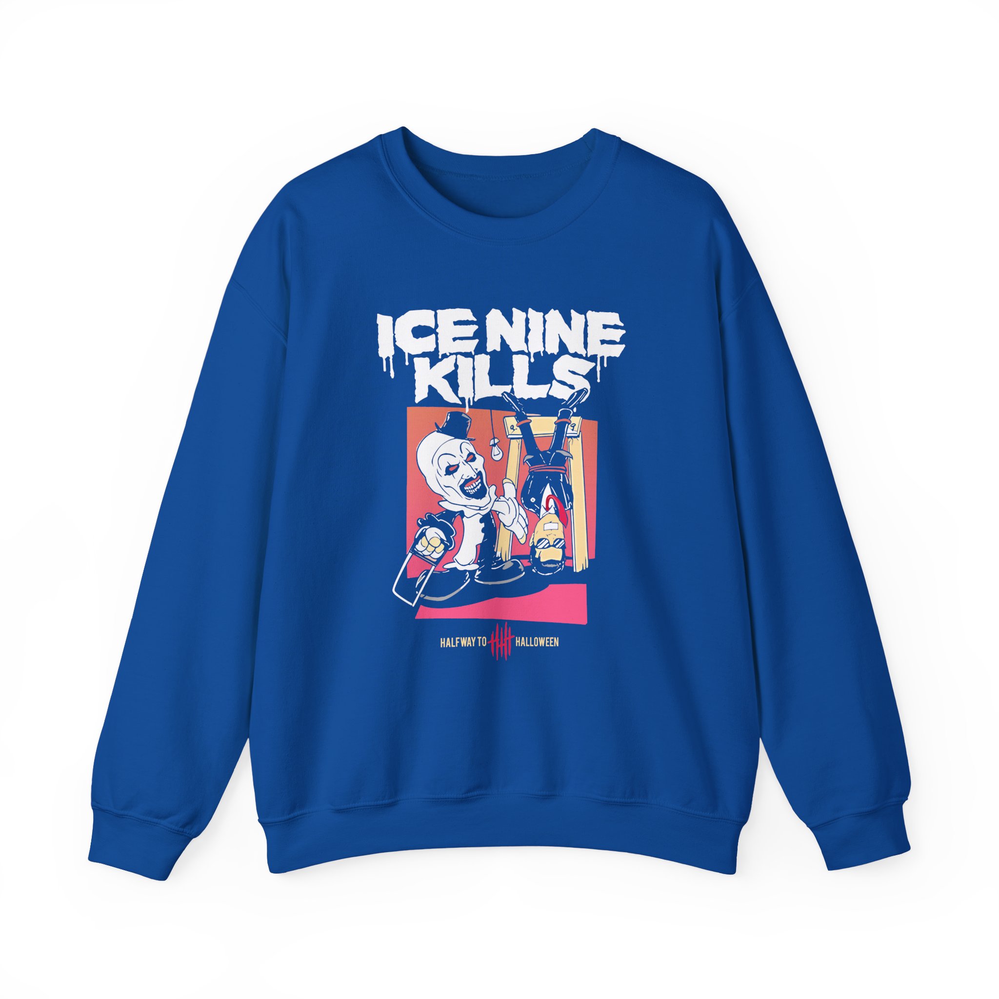 Ice Nine Kills Cut in Half Way to Halloween Unisex Heavy Blendâ„¢ Crewneck Sweatshirt