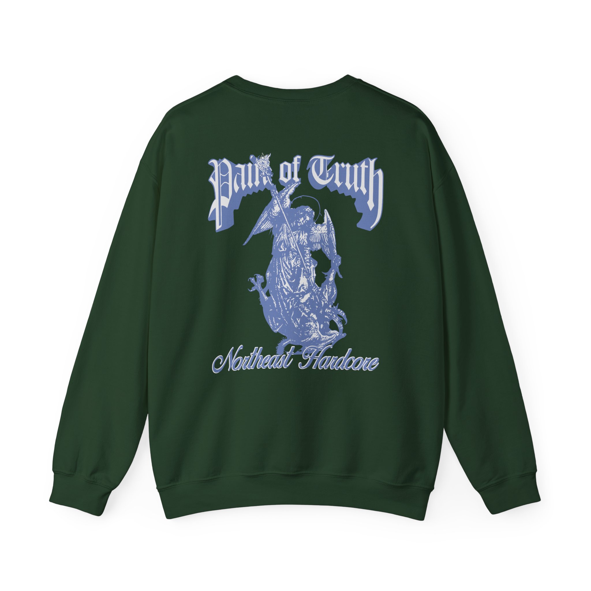 Pain of Truth Not Through Blood Unisex Heavy Blendâ„¢ Crewneck Sweatshirt