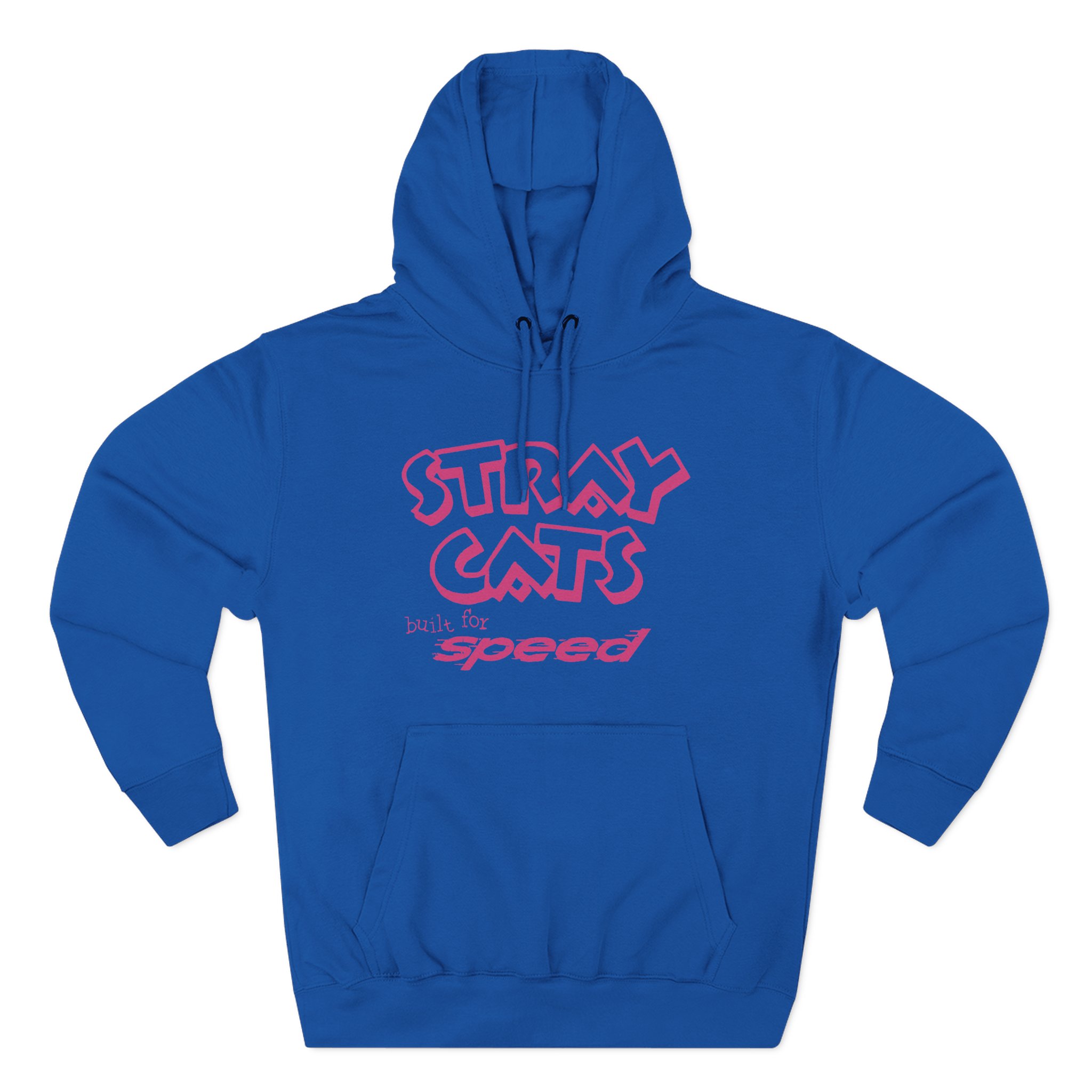 Stray Cats Built for Speed Three-Panel Fleece Hoodie