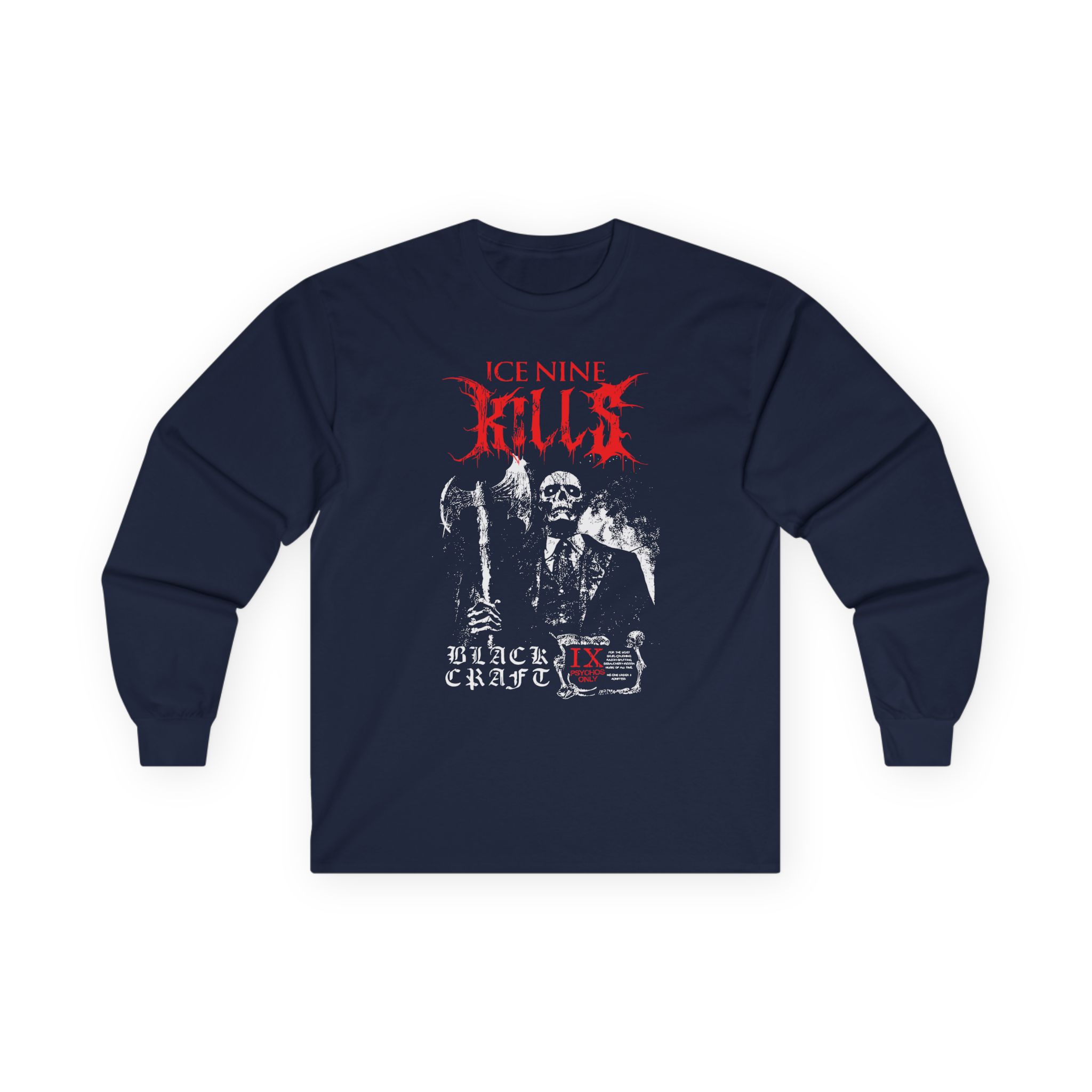 Ice Nine Kills Ink Skeleton Corpses Unisex Ultra Cotton Long Sleeve Tee