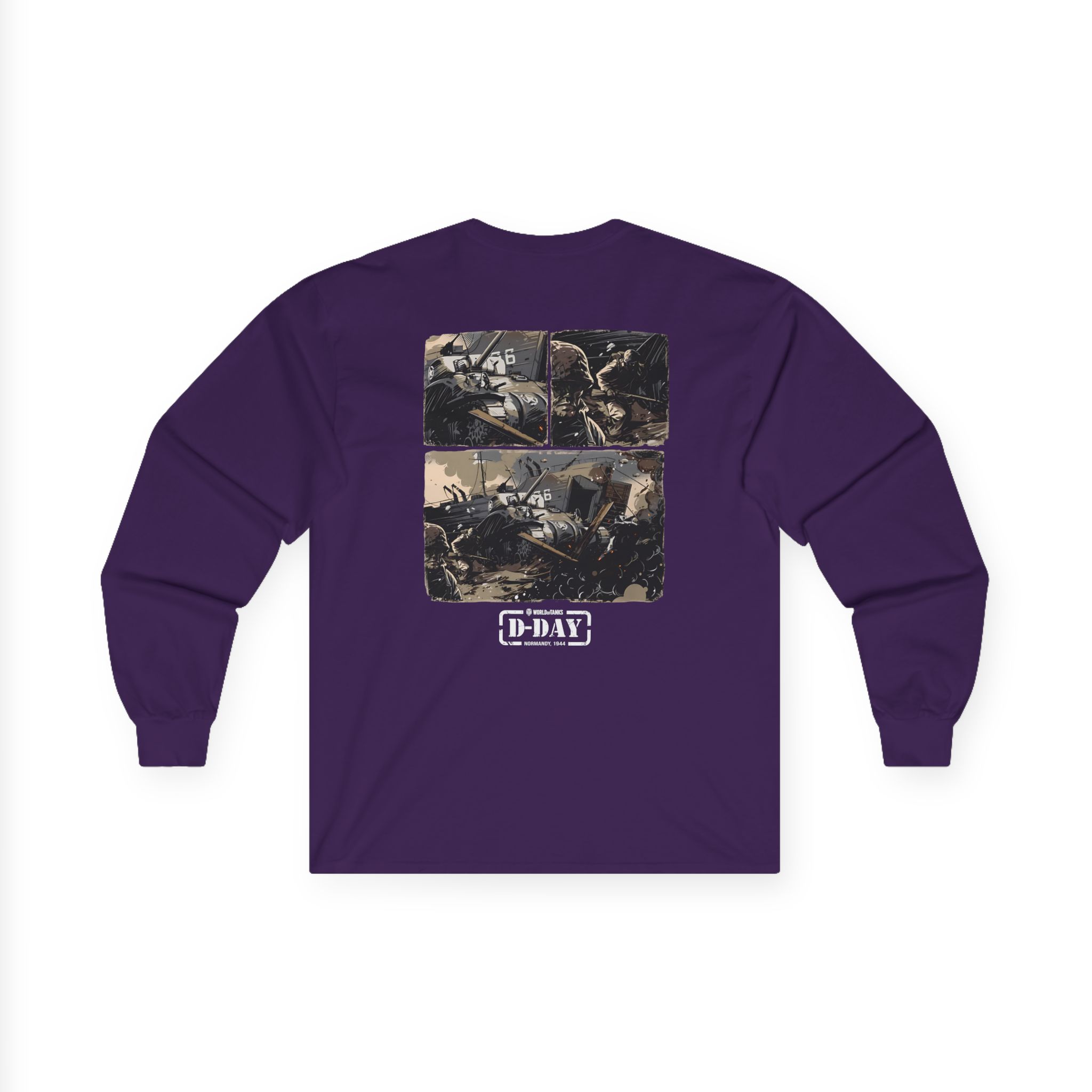 World of Tank Wot D-day Fury Storm Unisex Ultra Cotton Long Sleeve Tee