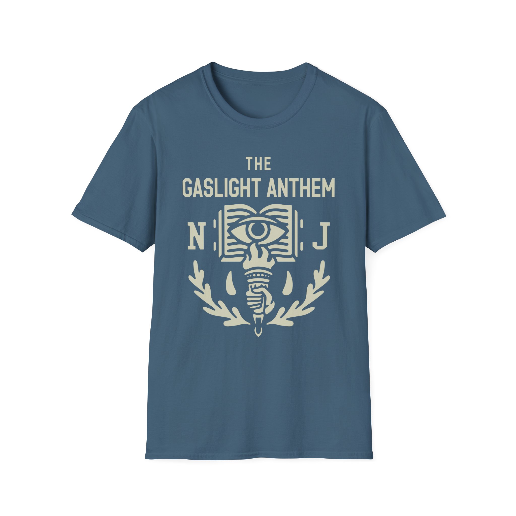 Gaslight Anthem NJ Eye Banner Unisex Softstyle T-Shirt
