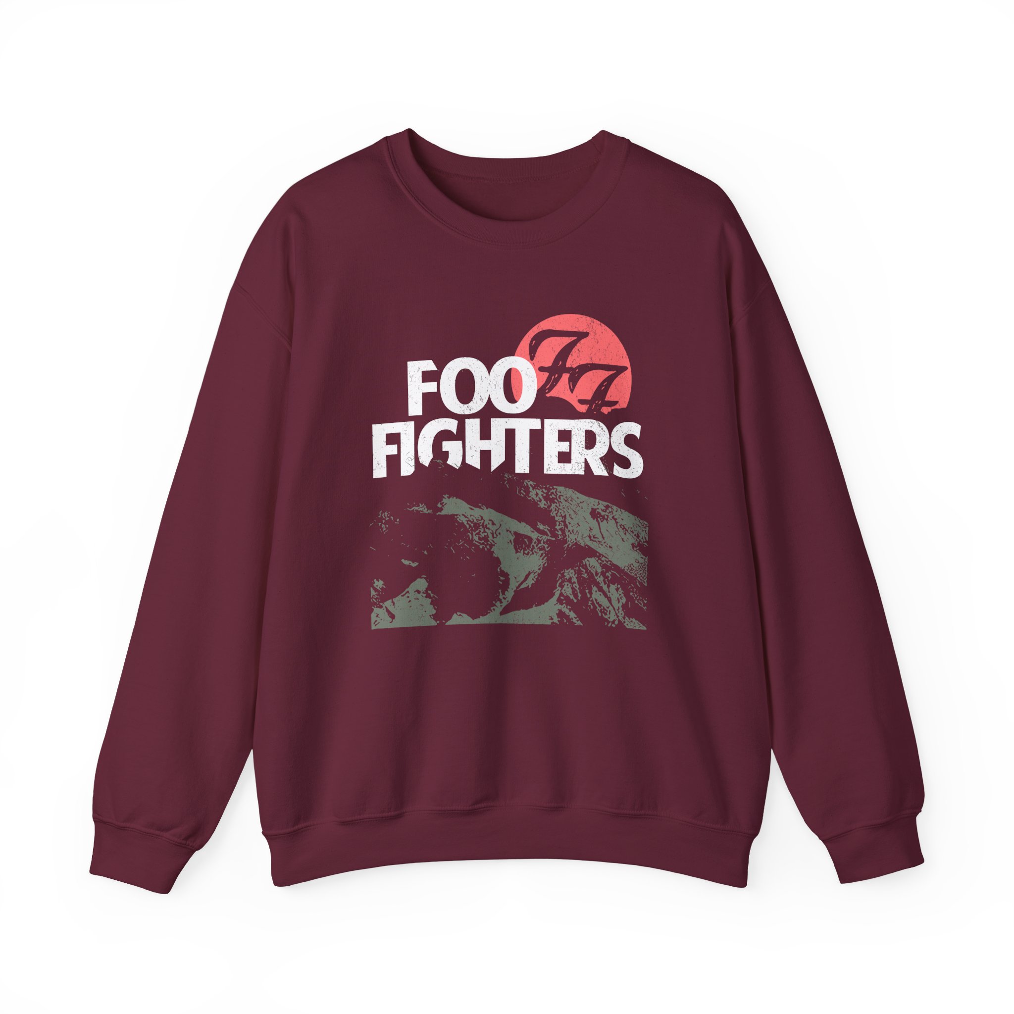 Foo Fighters Unisex Heavy Blendâ„¢ Crewneck Sweatshirt