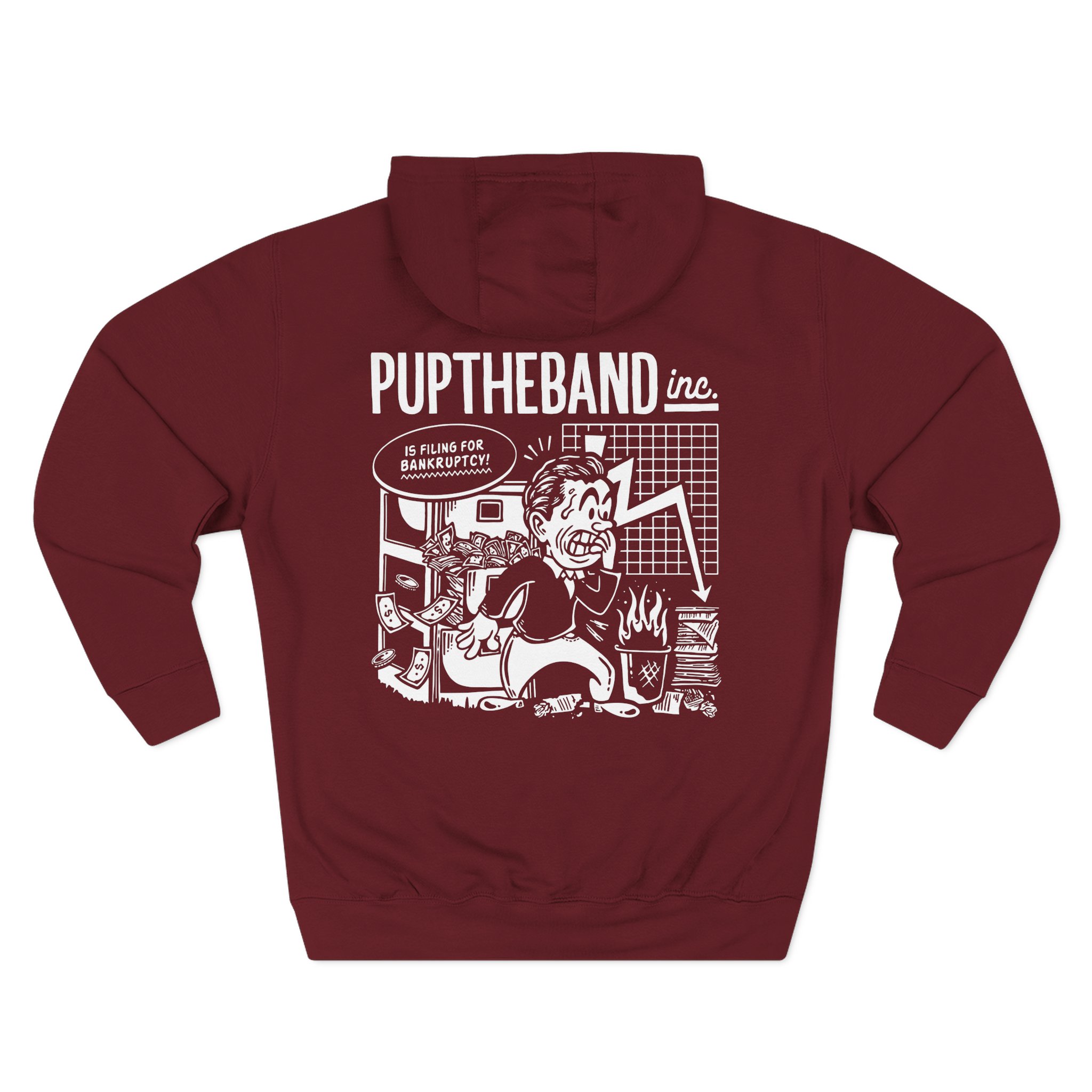 Pup Employee of the Month Three-Panel Fleece Hoodie