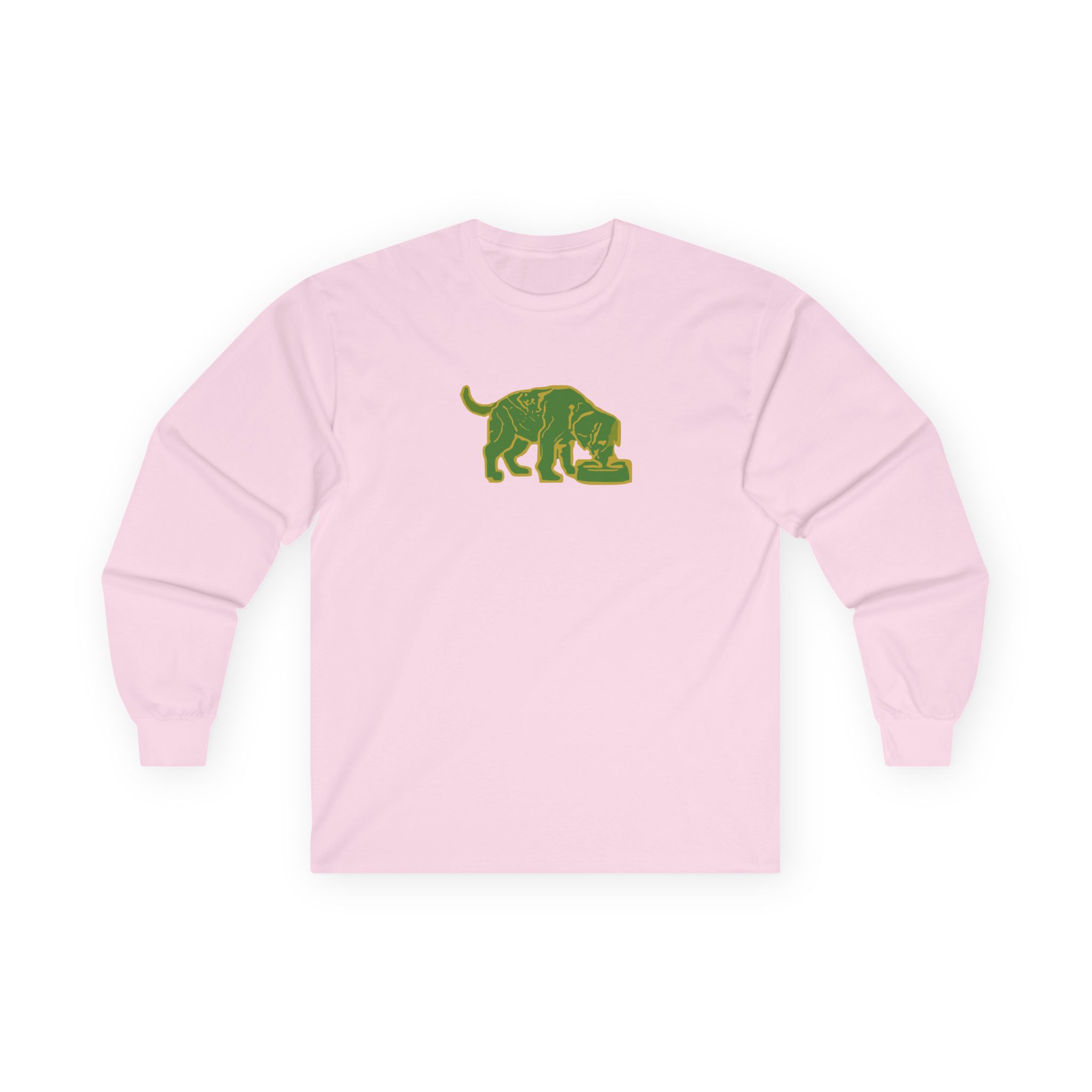 Niko B Green Pixel Dog Unisex Ultra Cotton Long Sleeve Tee