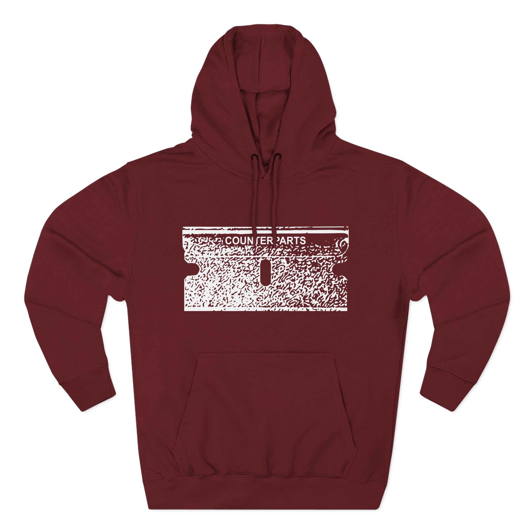 Counterparts Three-Panel Fleece Hoodie