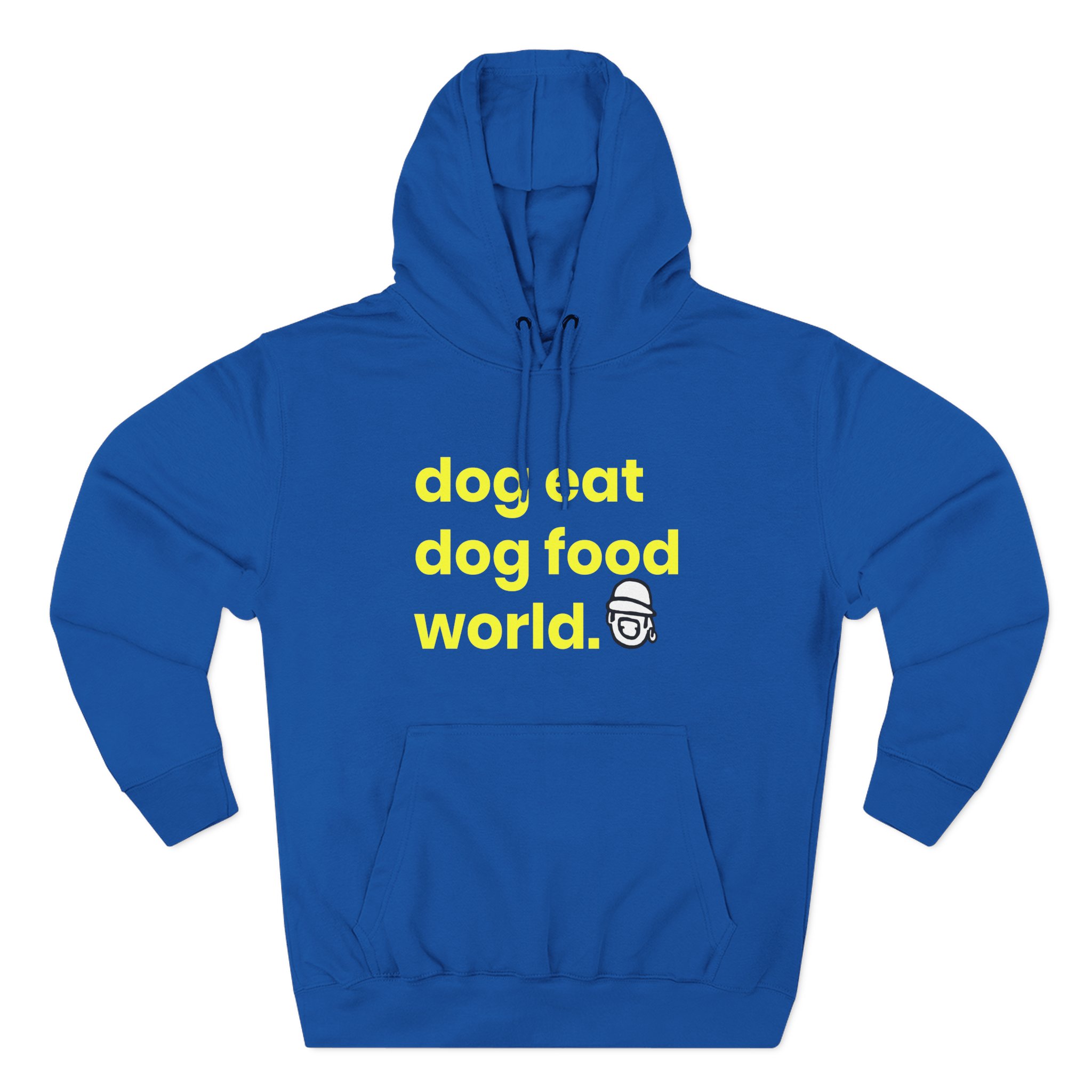 Niko B Dog Eat Dog Food World Three-panel Fleece Hoodie