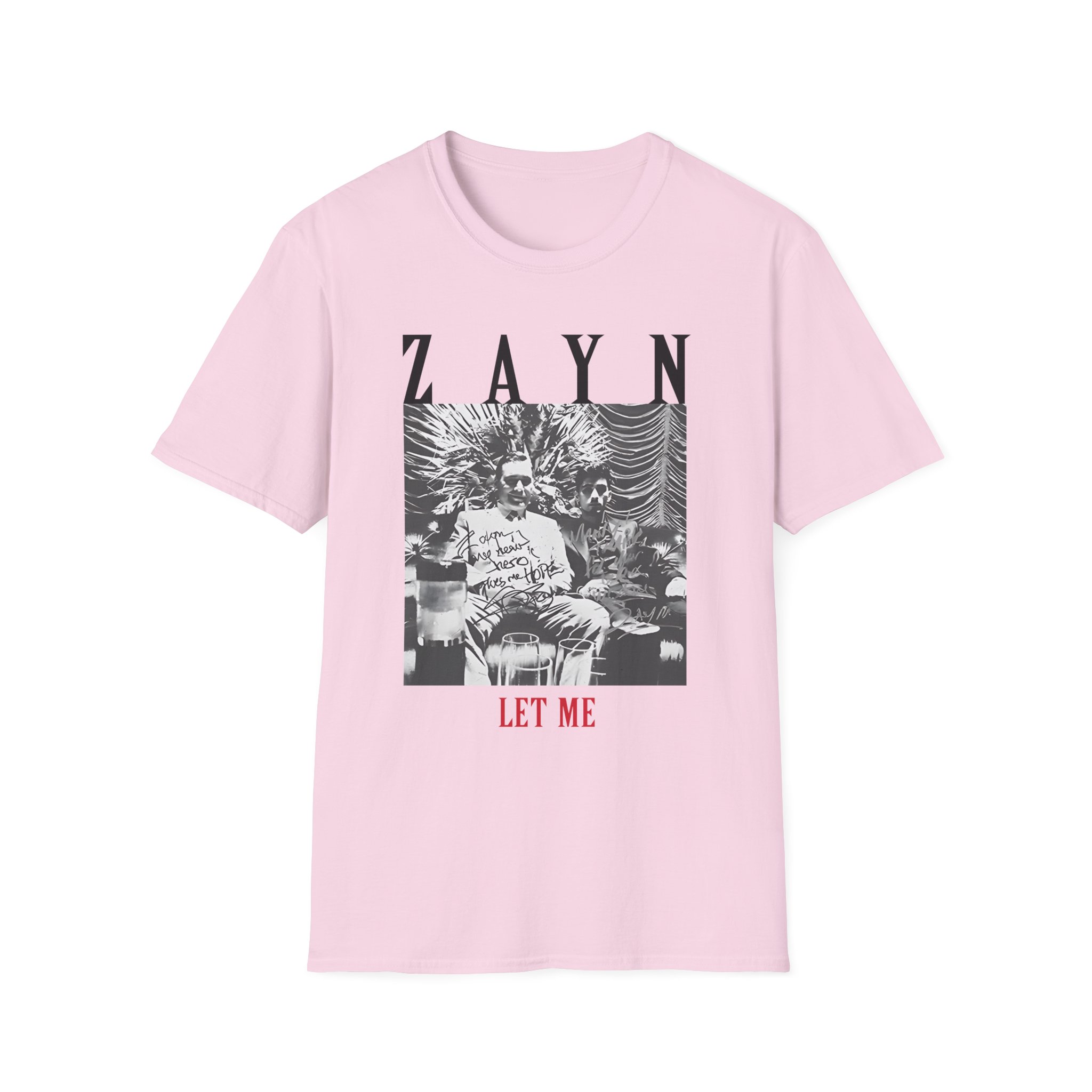 Zayn Malik Let Me Unisex Softstyle T-Shirt