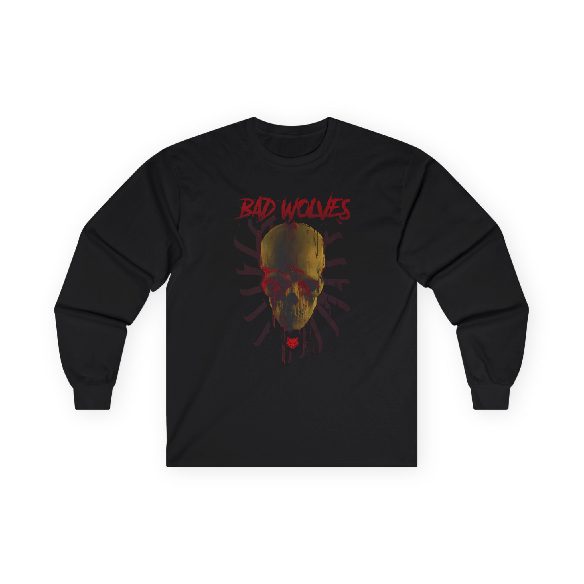 Bad Wolves Bloody Skull Unisex Ultra Cotton Long Sleeve Tee
