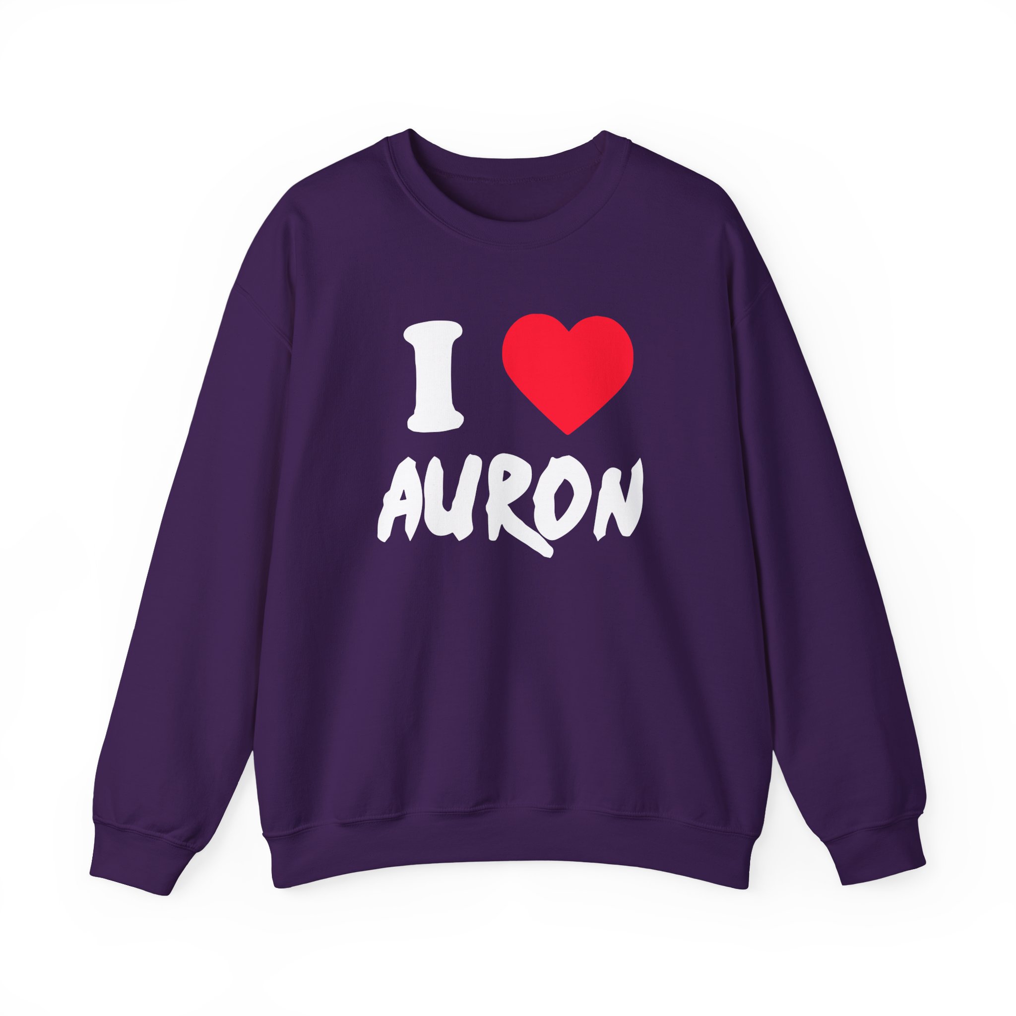 Auronplay I Heart Auron Unisex Heavy Blendâ„¢ Crewneck Sweatshirt