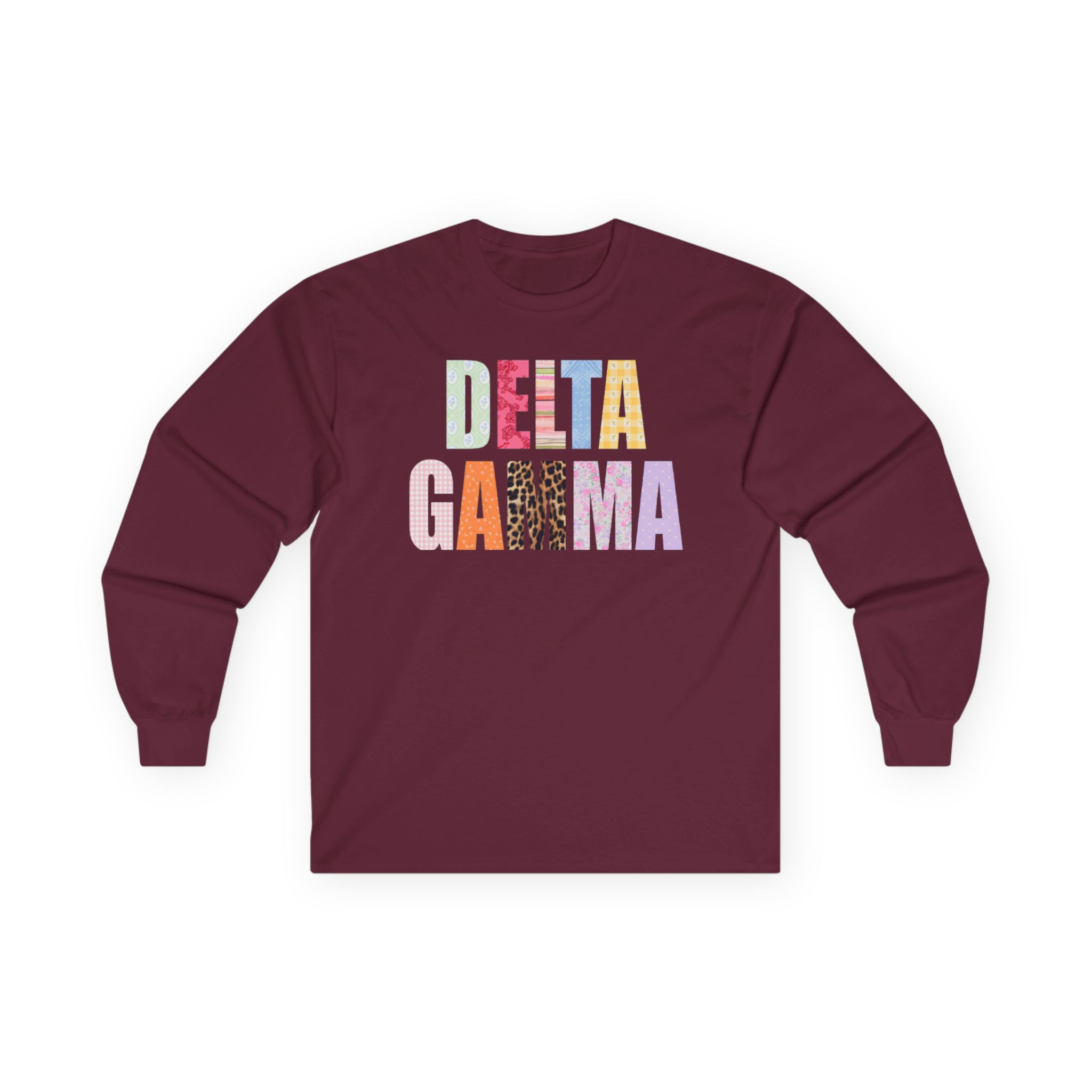 Delta Gamma Scrapbook Sorority Unisex Ultra Cotton Long Sleeve Tee