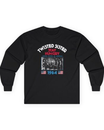 1984 Stay Hungry Tour Twisted Sister Unisex Ultra Cotton Long Sleeve Tee