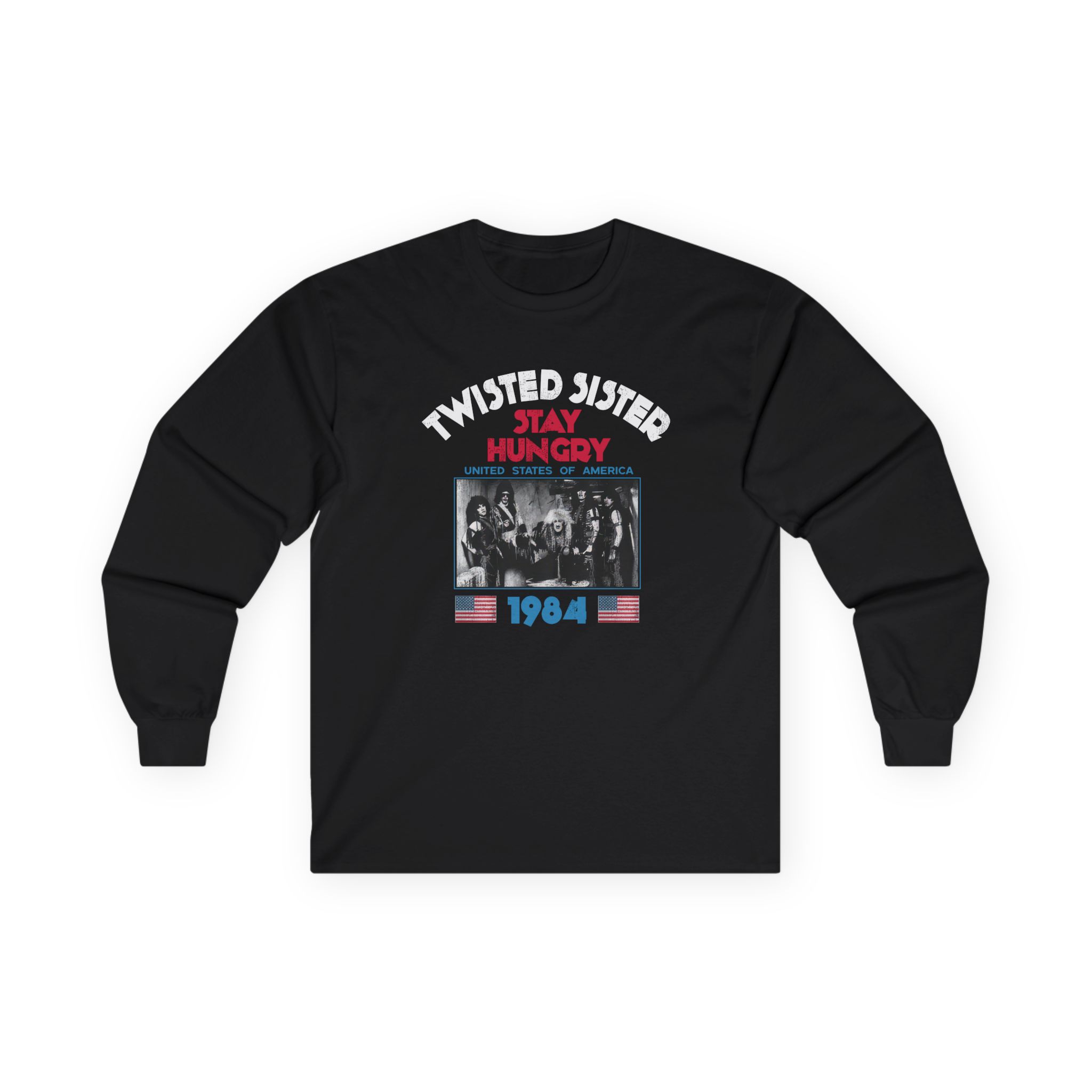 1984 Stay Hungry Tour Twisted Sister Unisex Ultra Cotton Long Sleeve Tee