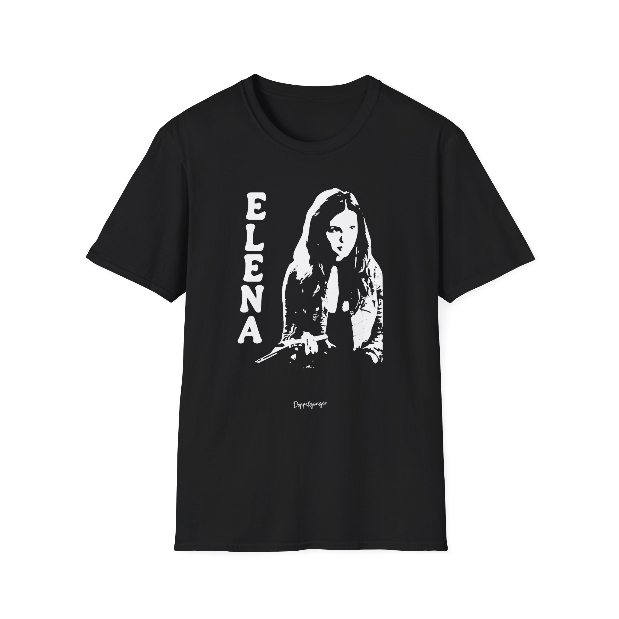 Nina Dobrev Reversible Doppelganger Unisex Softstyle T-Shirt