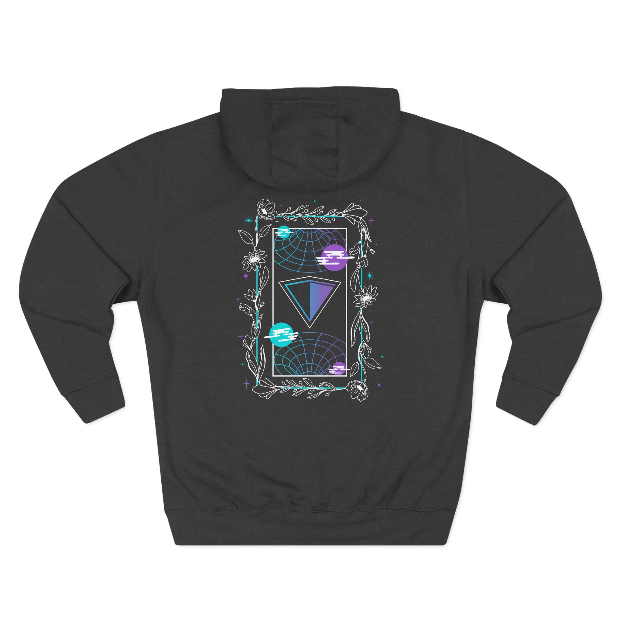 Inzo Astral Bloom Three-Panel Fleece Hoodie