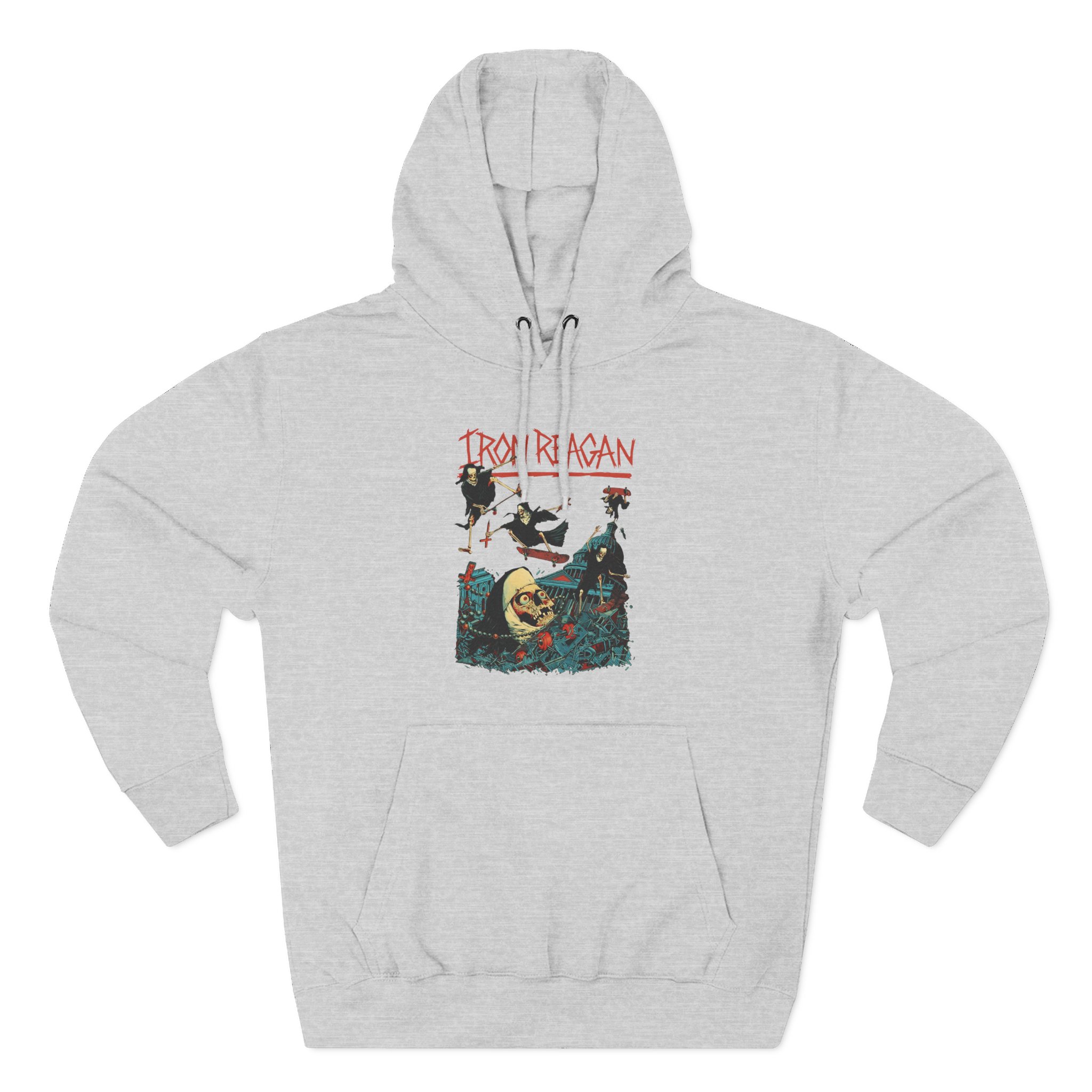 Iron Reagan Three-Panel Fleece Hoodie